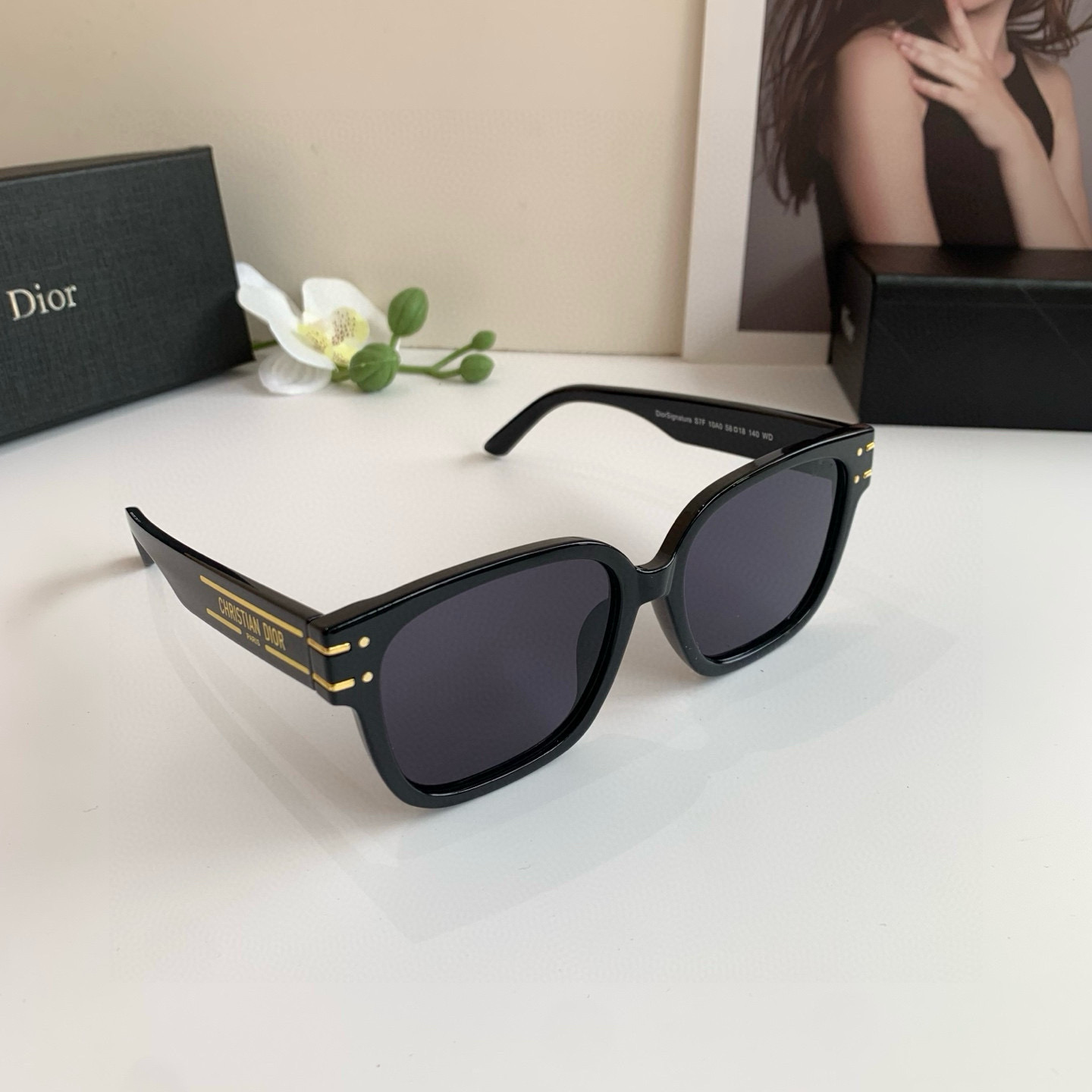 P280 🔥🔥 Diordio, super-fired box sunglasses, male and female sunglasses, ins windnet red sunglasses - 图片 1