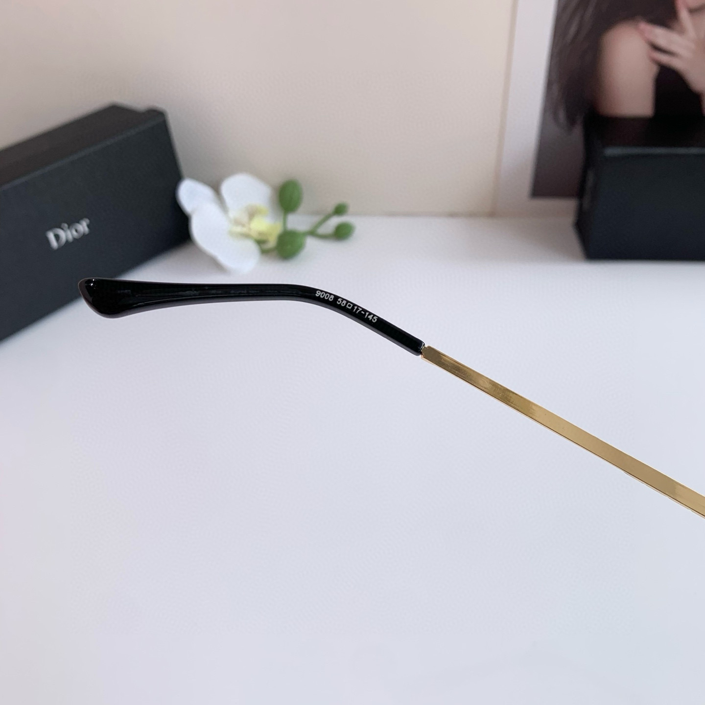 P280 Diordio, new fashion metal box sunglasses, male and female luminous sunglasses, Euro-American personal ins - 图片 6