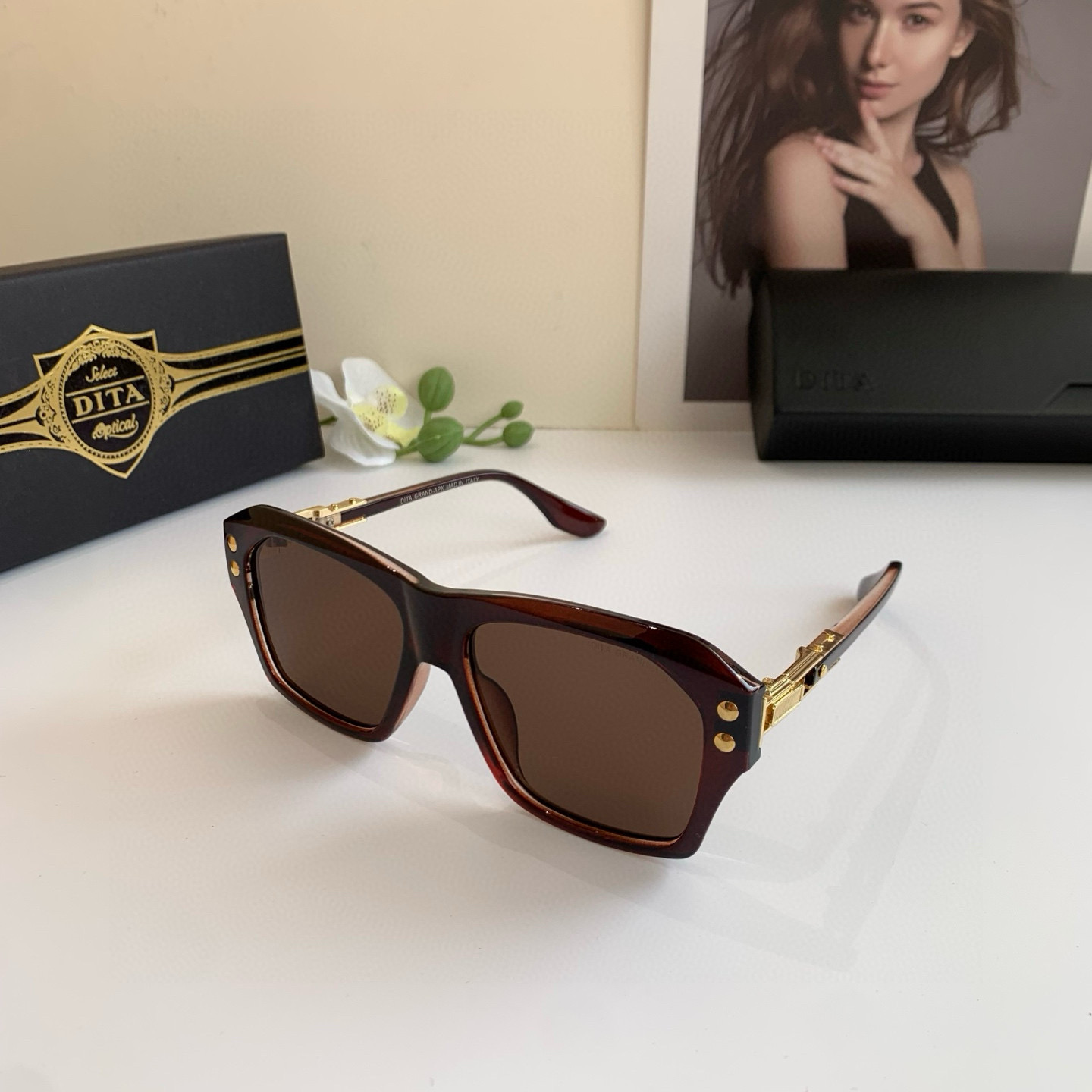 P280 DITA TITA, STAR-LIKE SUNGLASSES, BOX FASHION SUNGLASSES, AND NEVER-ENDING CHOICES! AWAY-DRIVE GLASSES - 图片 2
