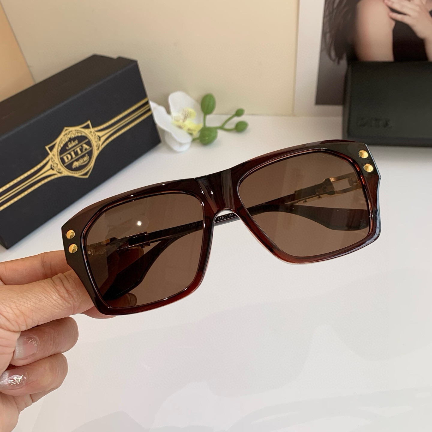 P280 DITA TITA, STAR-LIKE SUNGLASSES, BOX FASHION SUNGLASSES, AND NEVER-ENDING CHOICES! AWAY-DRIVE GLASSES - 图片 4