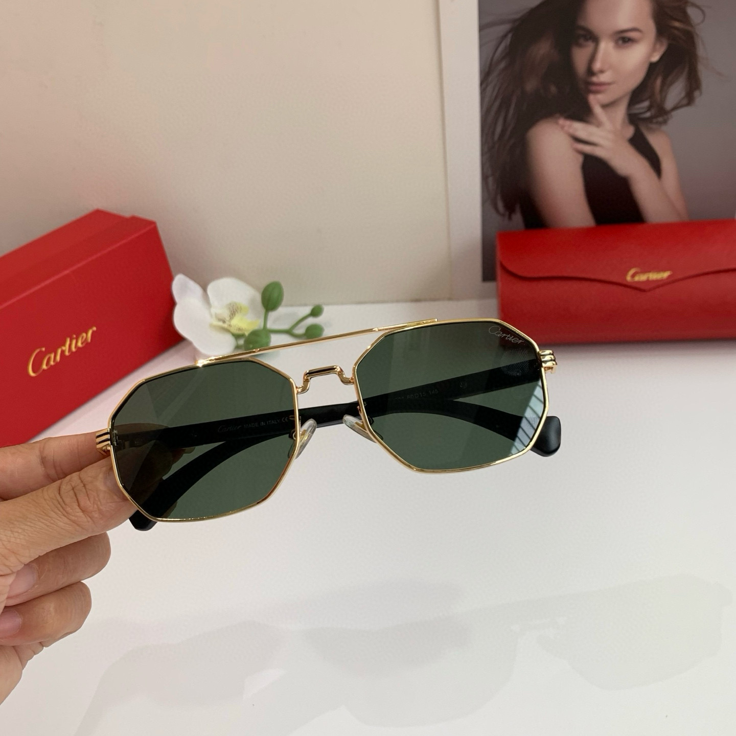 P280 Cartier Cartier Cartier, the new square sunglasses