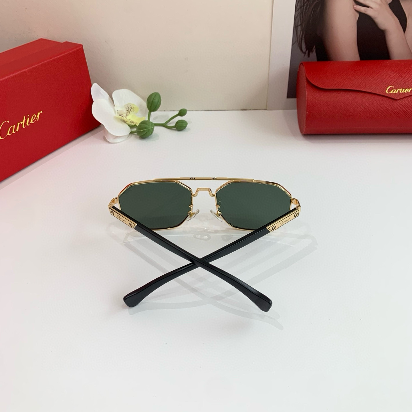 P280 Cartier Cartier Cartier, the new square sunglasses - 图片 8