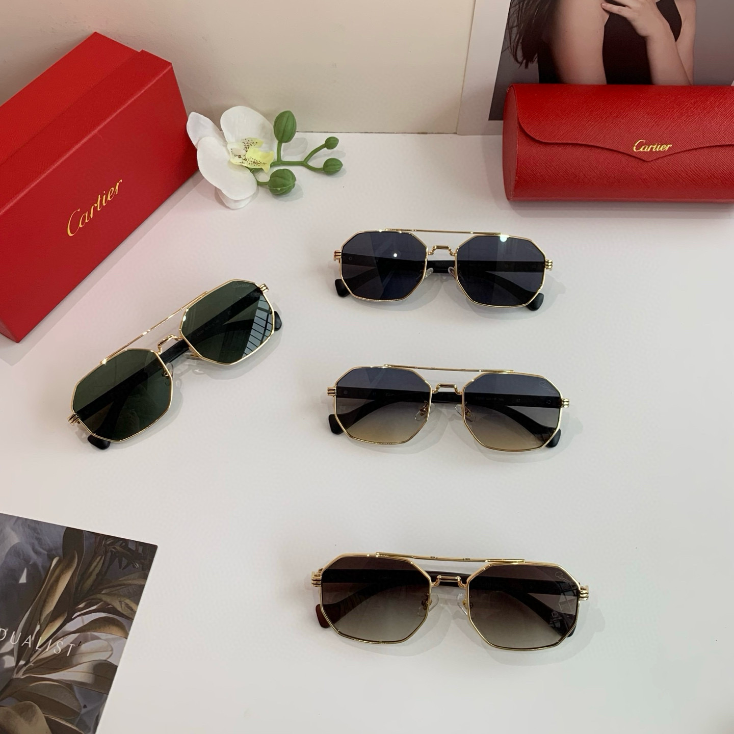 P280 Cartier Cartier Cartier, the new square sunglasses - 图片 9