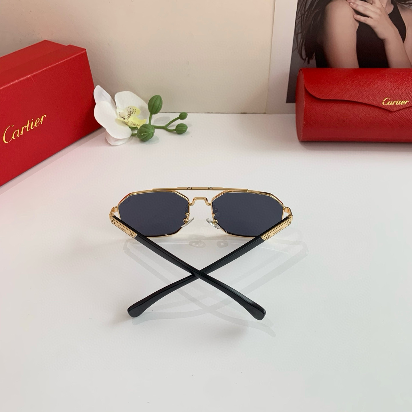 P280 Cartier Cartier Cartier, the new square sunglasses - 图片 6