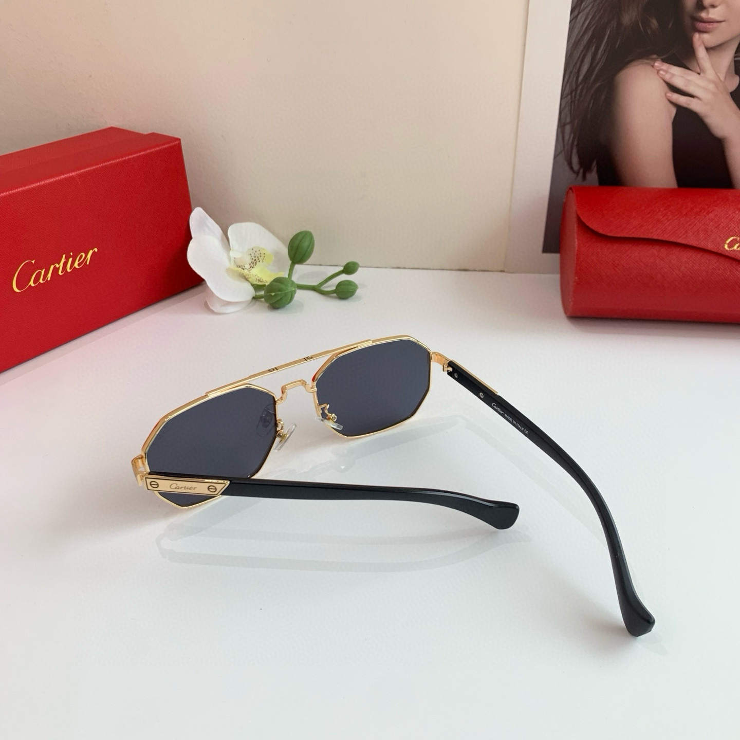 P280 Cartier Cartier Cartier, the new square sunglasses - 图片 8