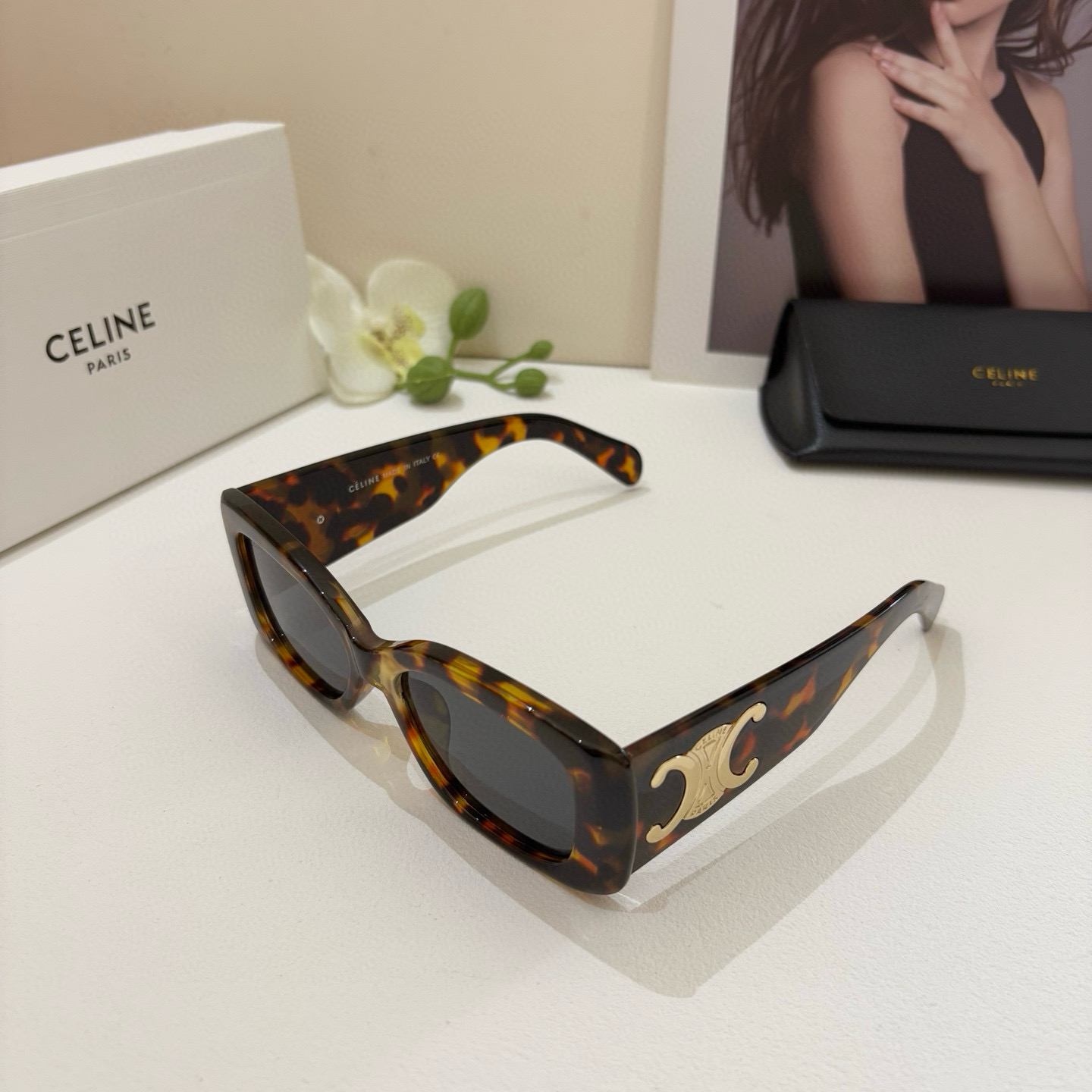 Celine Selin Kilomen Box Sunglasses: Popular Choice for Men and Women. - 图片 2