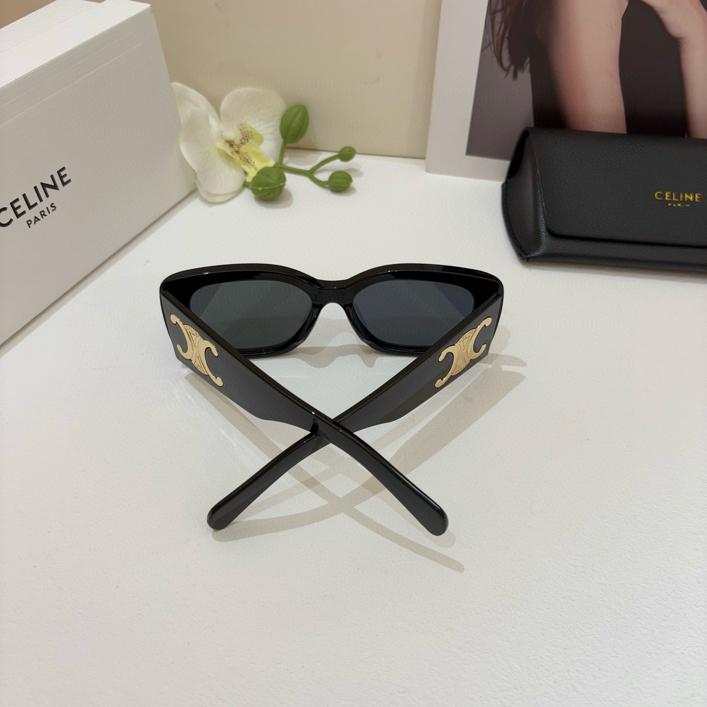 Celine Selin Kilomen Box Sunglasses: Popular Choice for Men and Women Driving. - 图片 8