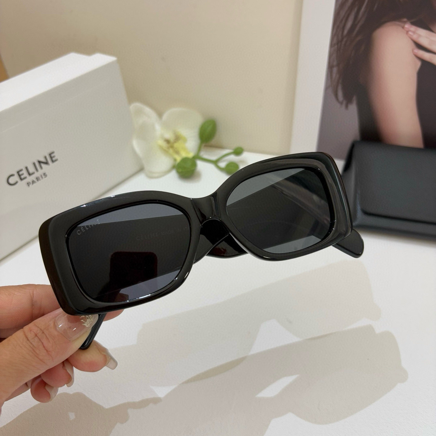 Celine Selin Kilomen Box Sunglasses: Popular Choice for Men and Women Driving. - 图片 4