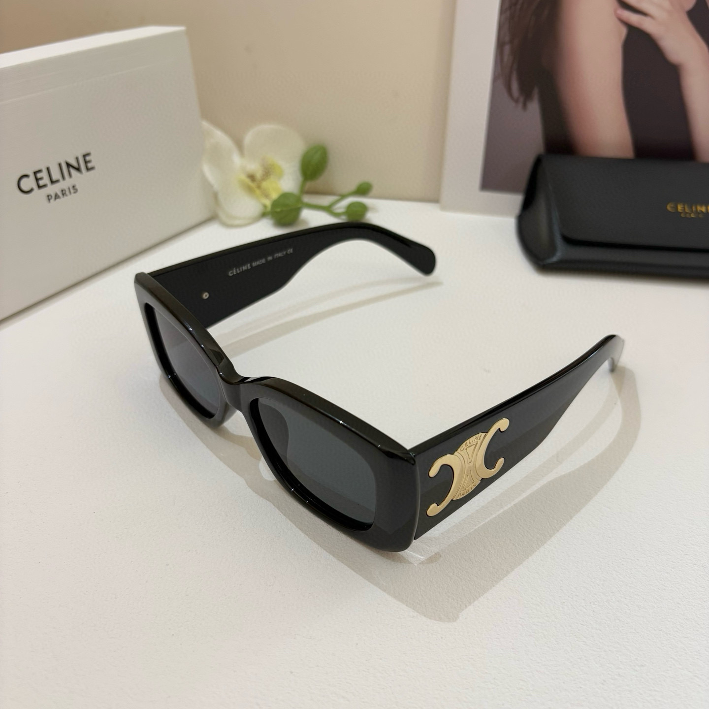 Celine Selin Kilomen Box Sunglasses: Popular Choice for Men and Women Driving. - 图片 3