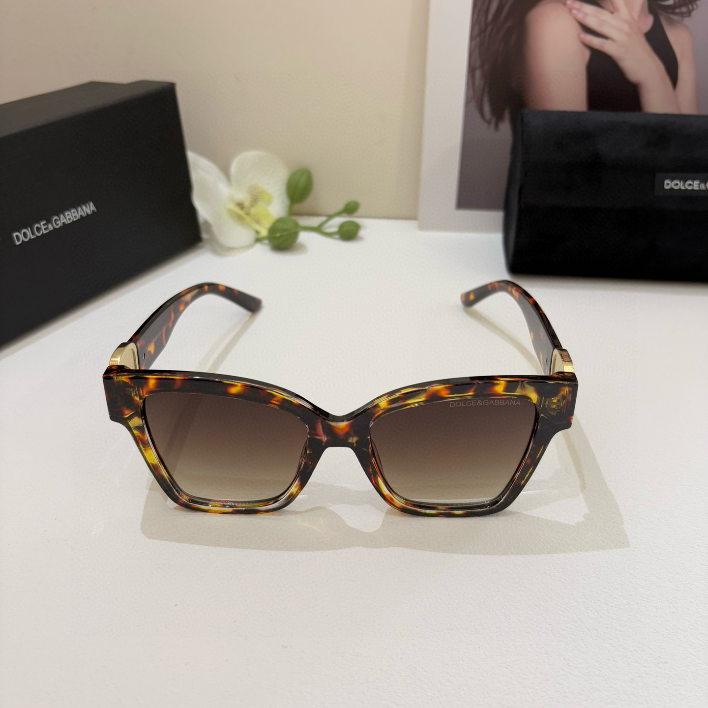 p280 DG Duggarbana, new fashion net red frame sunglasses. Traveler sunglasses - 图片 4