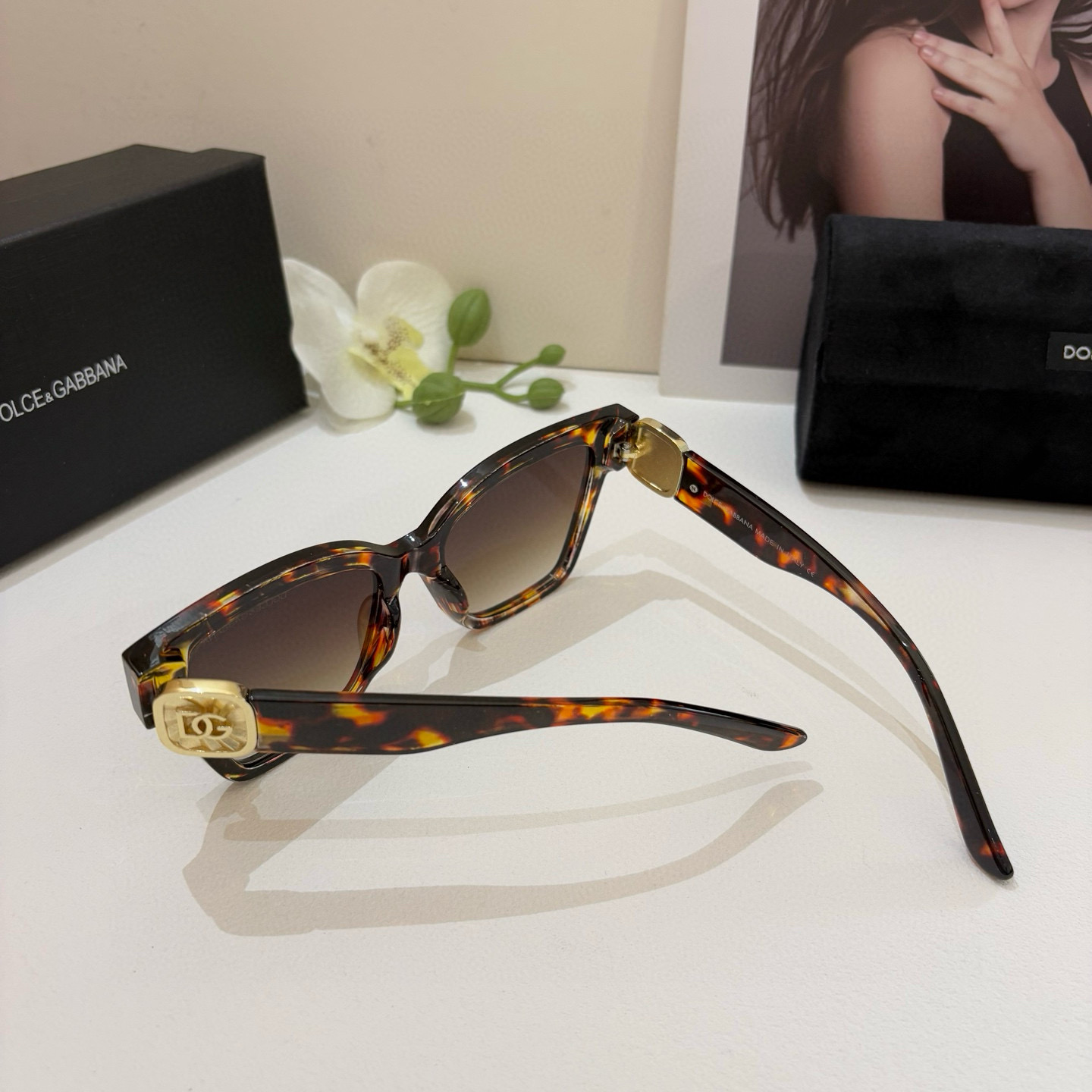 p280 DG Duggarbana, new fashion net red frame sunglasses. Traveler sunglasses - 图片 7