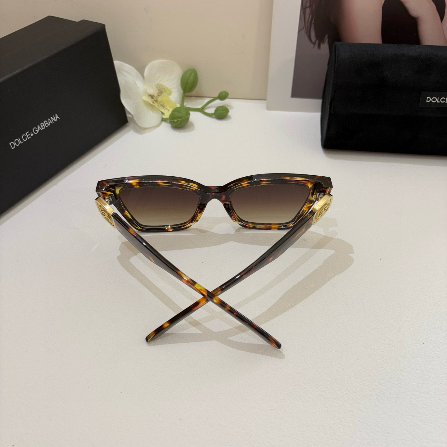 p280 DG Duggarbana, new fashion net red frame sunglasses. Traveler sunglasses - 图片 5
