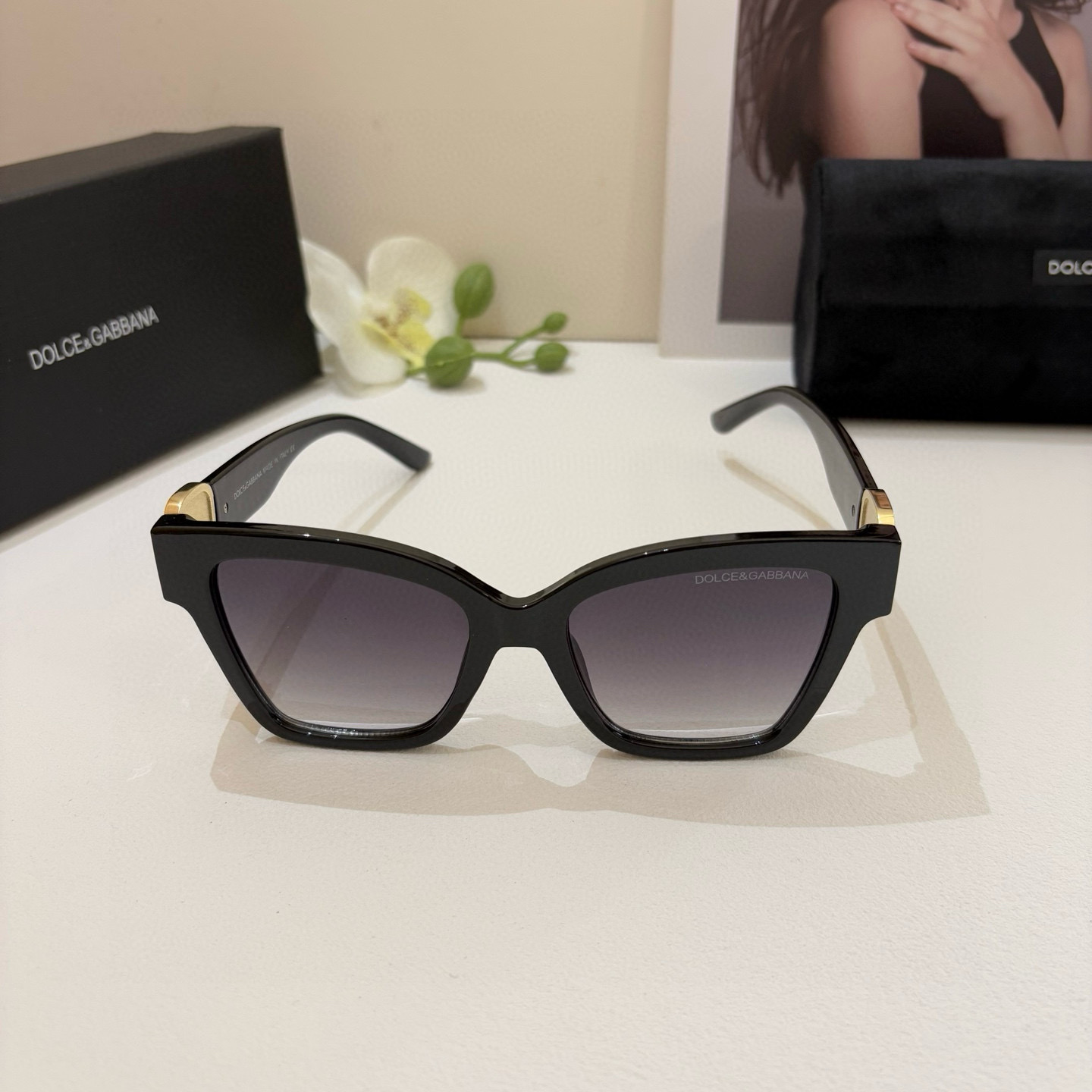 p280 DG Duggarbana, new fashion net red frame sunglasses. Traveler sunglasses - 图片 4