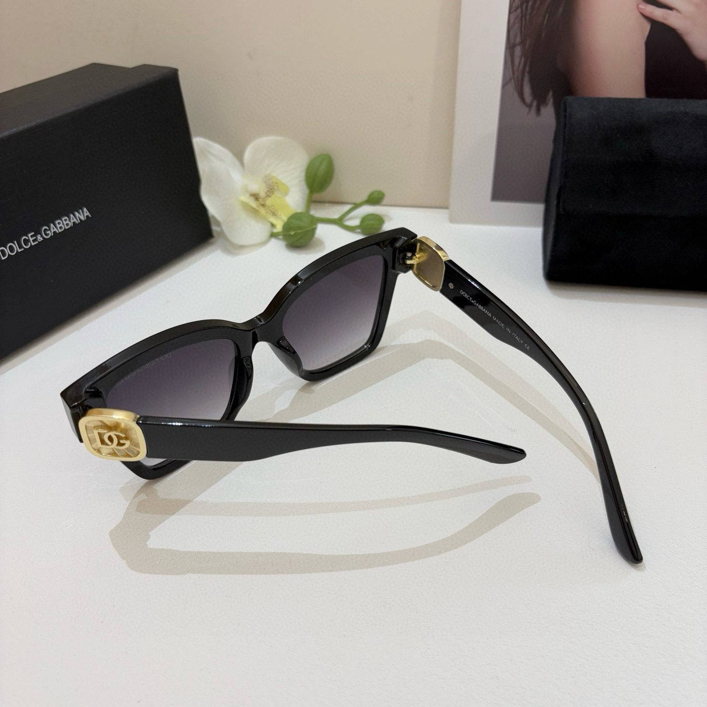 p280 DG Duggarbana, new fashion net red frame sunglasses. Traveler sunglasses - 图片 6