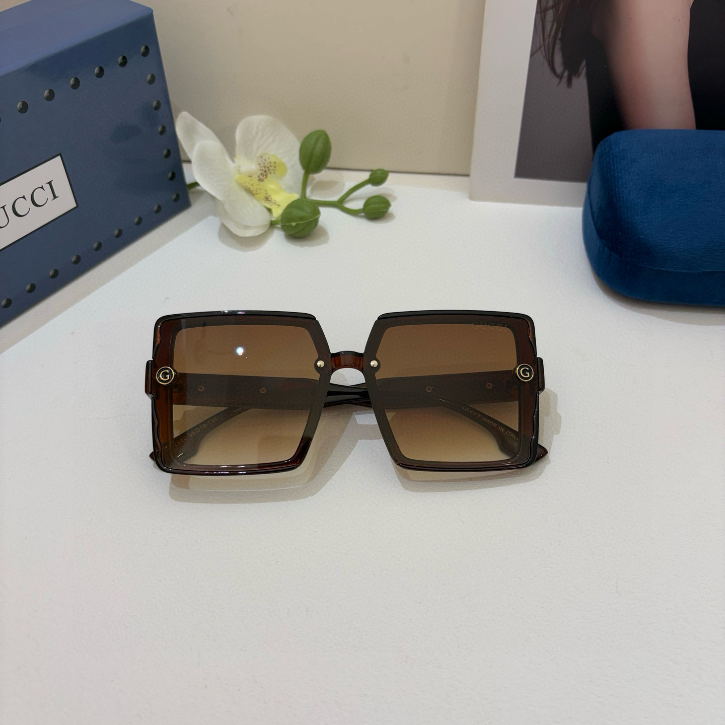 P263 The new Gucci box’s Fashion Sunglasses - 图片 3