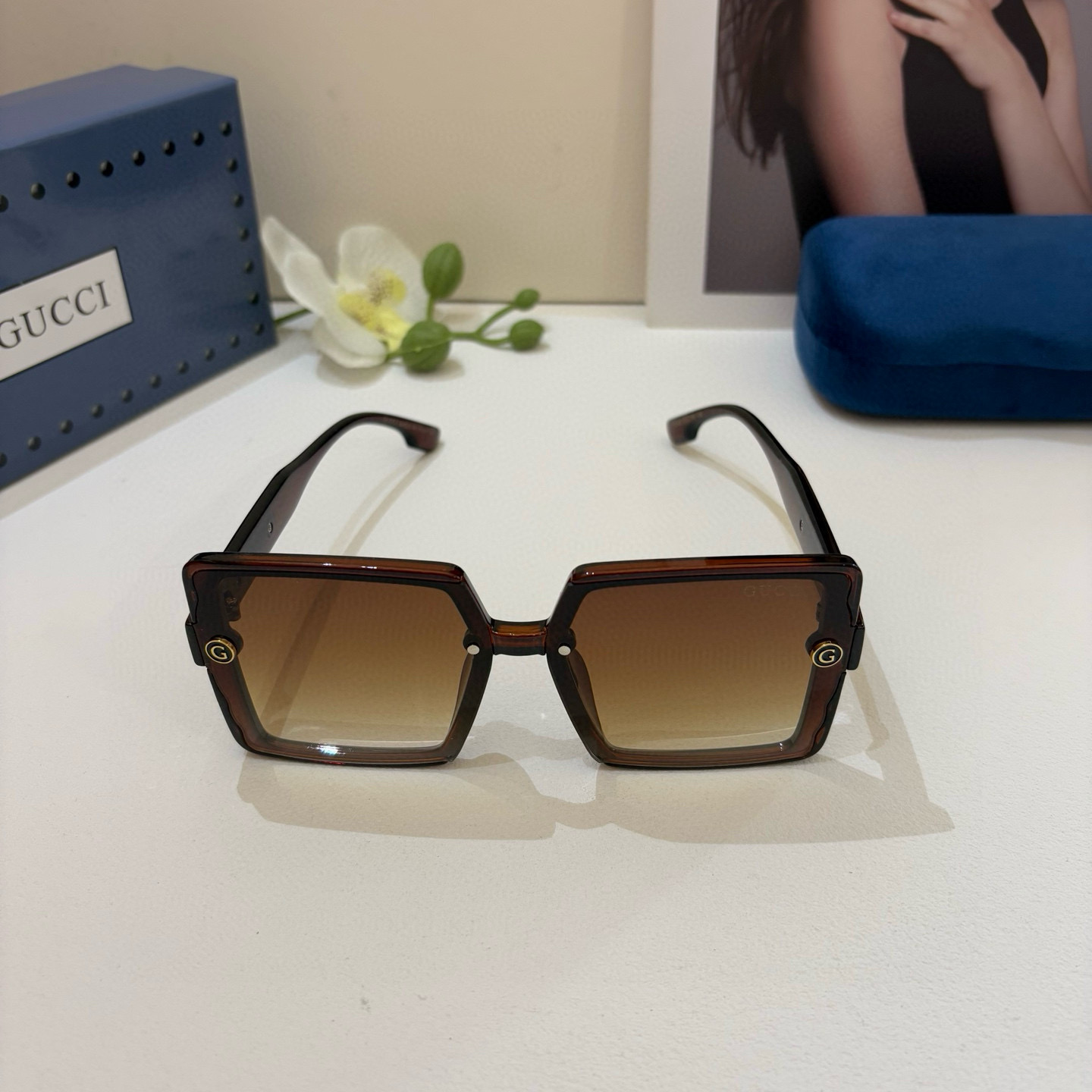 P263 The new Gucci box’s Fashion Sunglasses - 图片 5