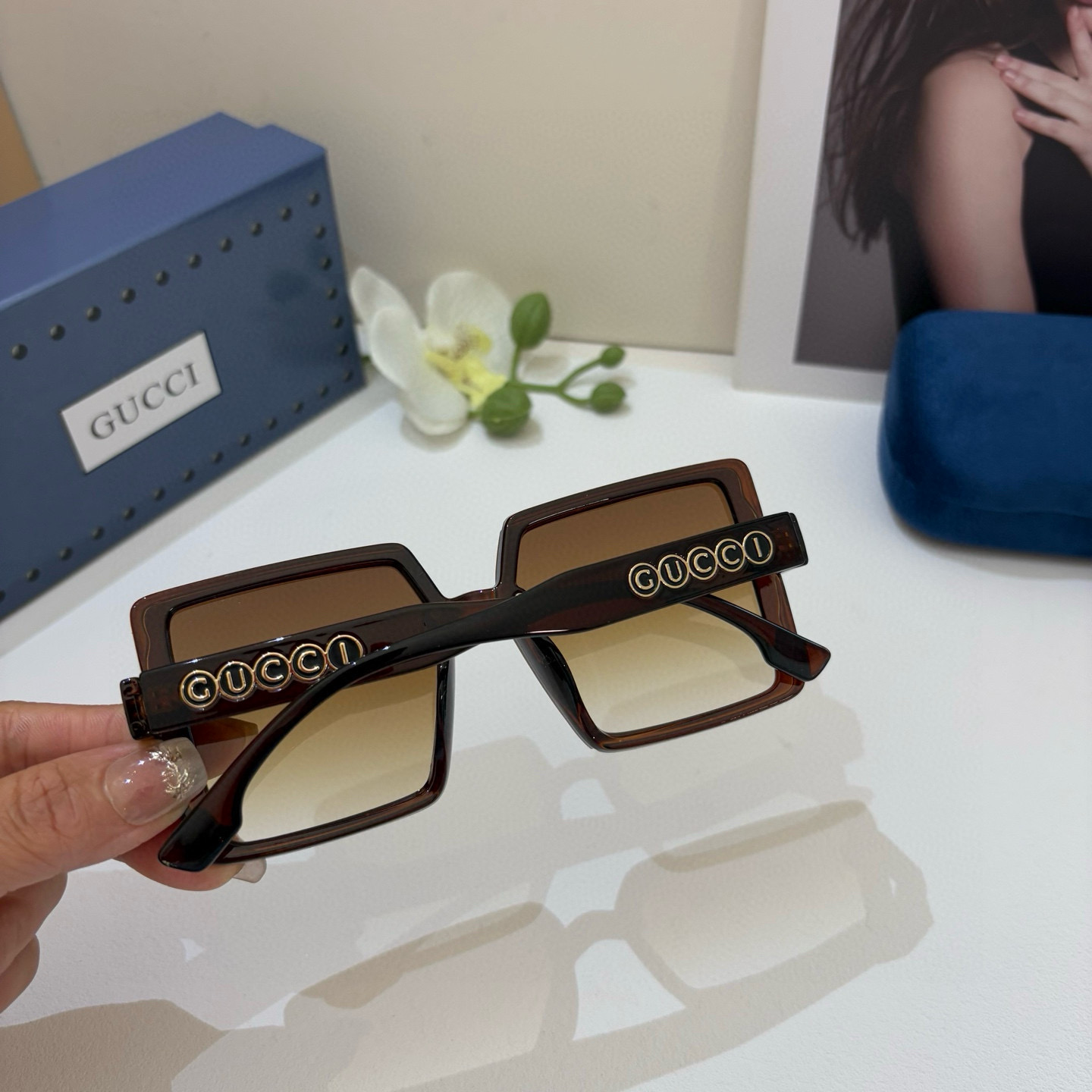 P263 The new Gucci box’s Fashion Sunglasses - 图片 4