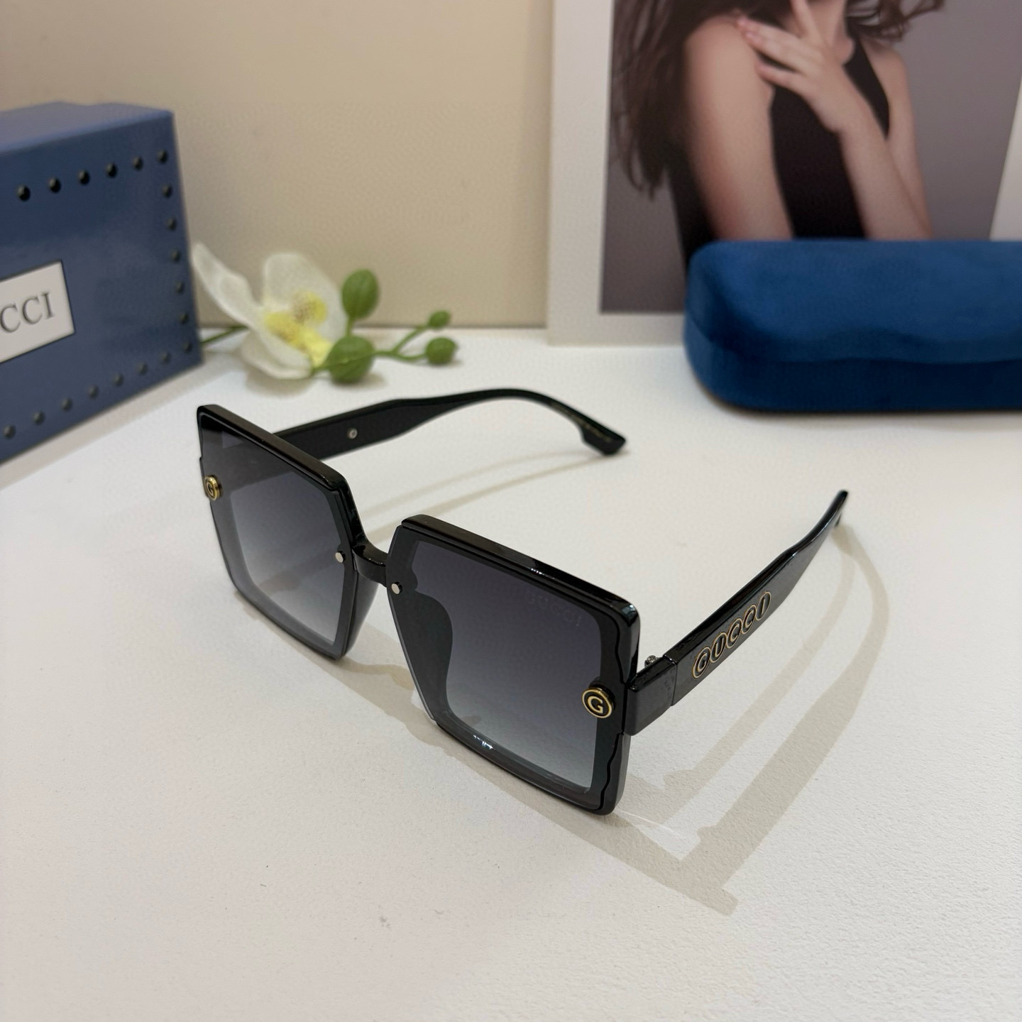 P263 The new Gucci box’s Fashion Sunglasses - 图片 2