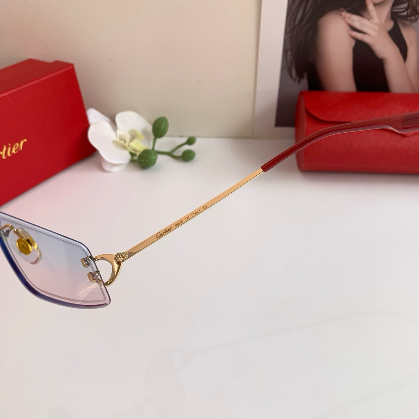 P245 Cartier’s new Cartier high-end glasses. Fashion-tide sunglasses - 图片 6