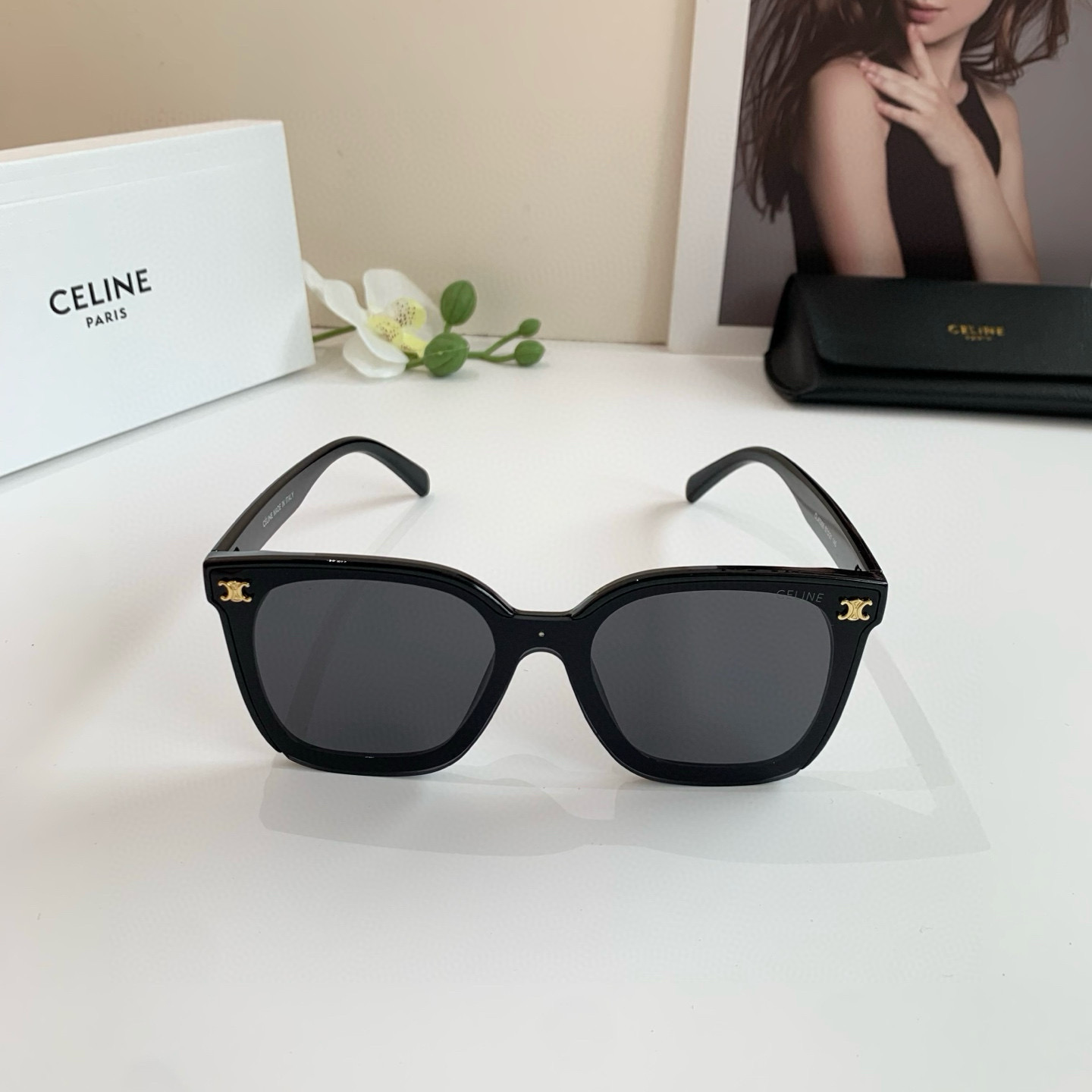 Celine Selin Kilogate Box Outdoor Sunglasses: 100% UV Protection for Men and Women - 图片 4