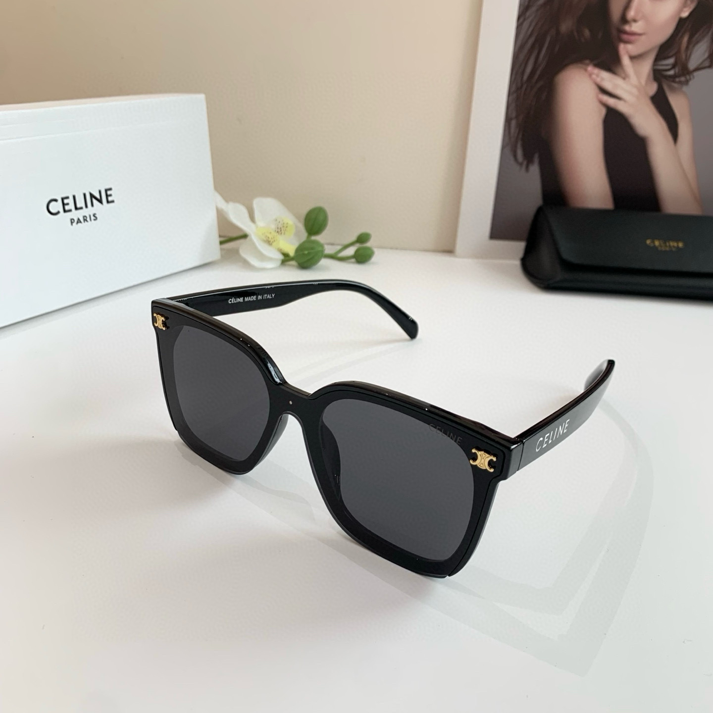 Celine Selin Kilogate Box Outdoor Sunglasses: 100% UV Protection for Men and Women - 图片 3