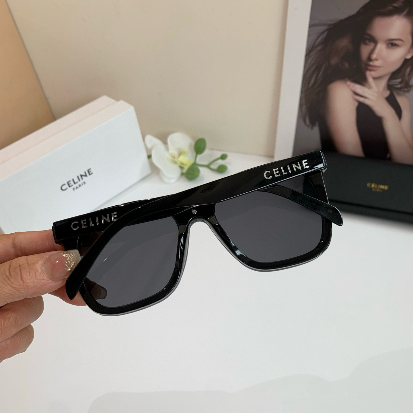Celine Selin Kilogate Box Outdoor Sunglasses: 100% UV Protection for Men and Women - 图片 5