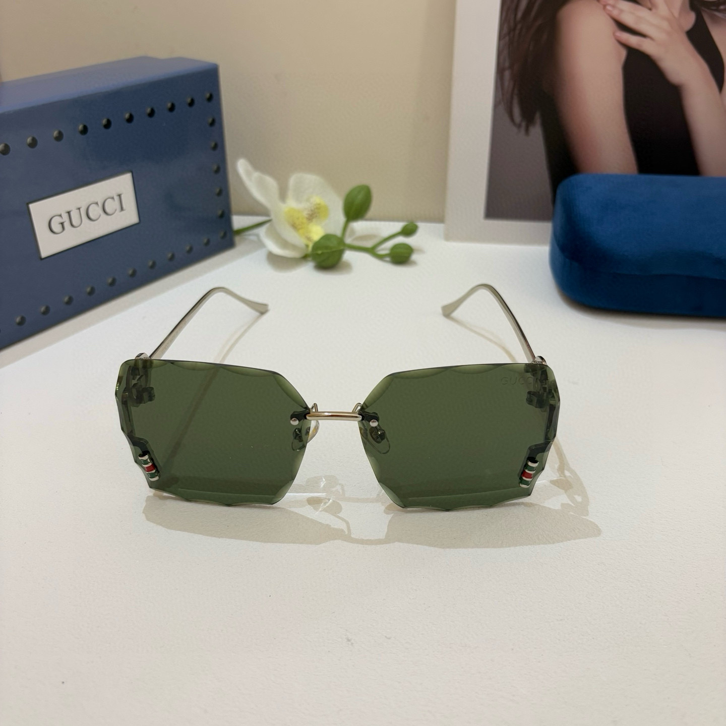 “Gucchi’s High-Quality Red-Tide Sunglasses: Spring 2025 Fashion Boom” - 图片 5