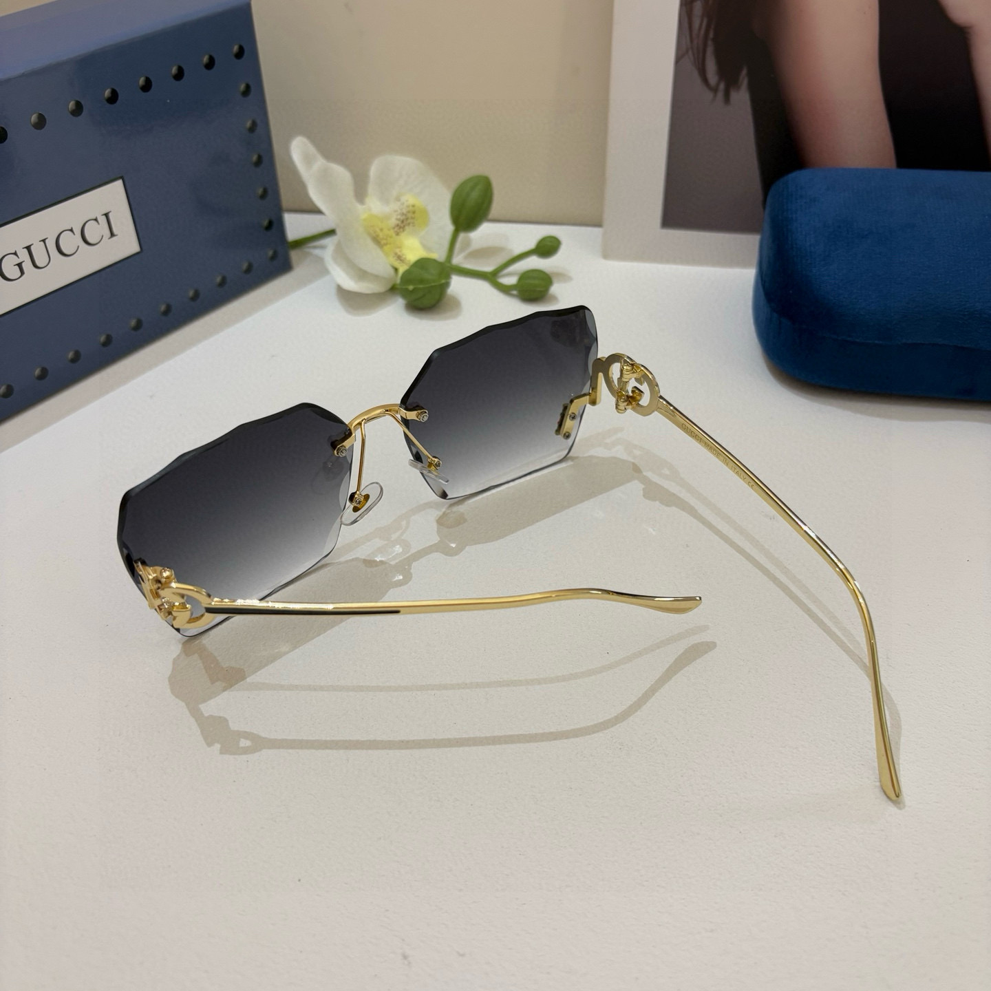 “High-Quality Comfort: Gucchi’s Trendy Red-Tide Sunglasses for Spring 2025” - 图片 6