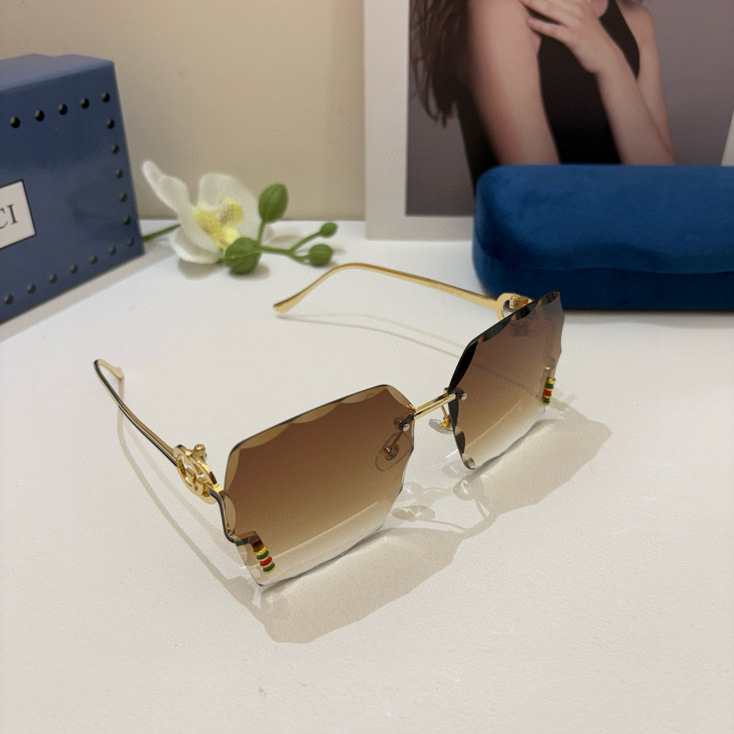 “Gucchi Spring 2025 Sunglasses: High Quality, Comfortable, Red-Tide Fashion Boom” - 图片 1