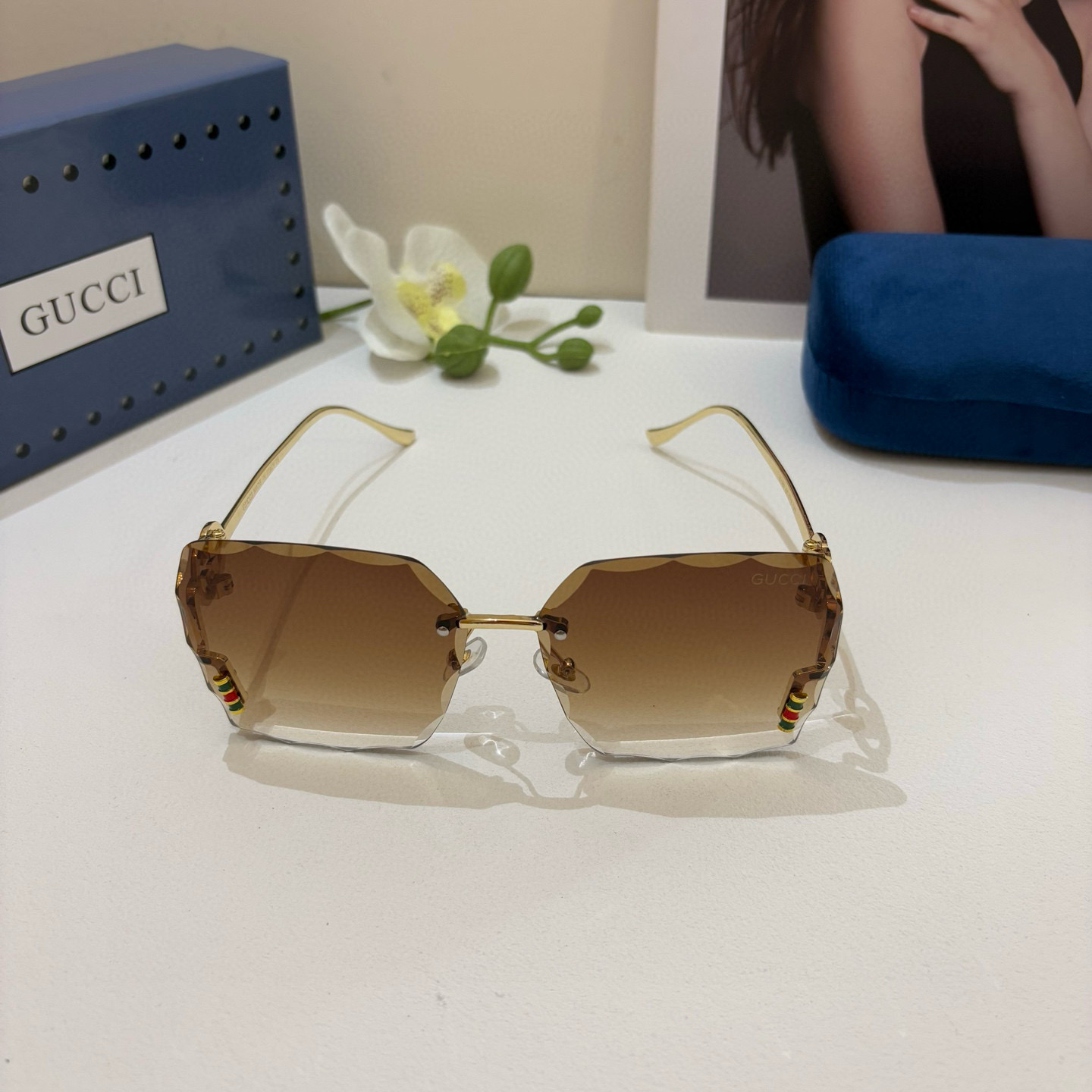 “Gucchi Spring 2025 Sunglasses: High Quality, Comfortable, Red-Tide Fashion Boom” - 图片 5