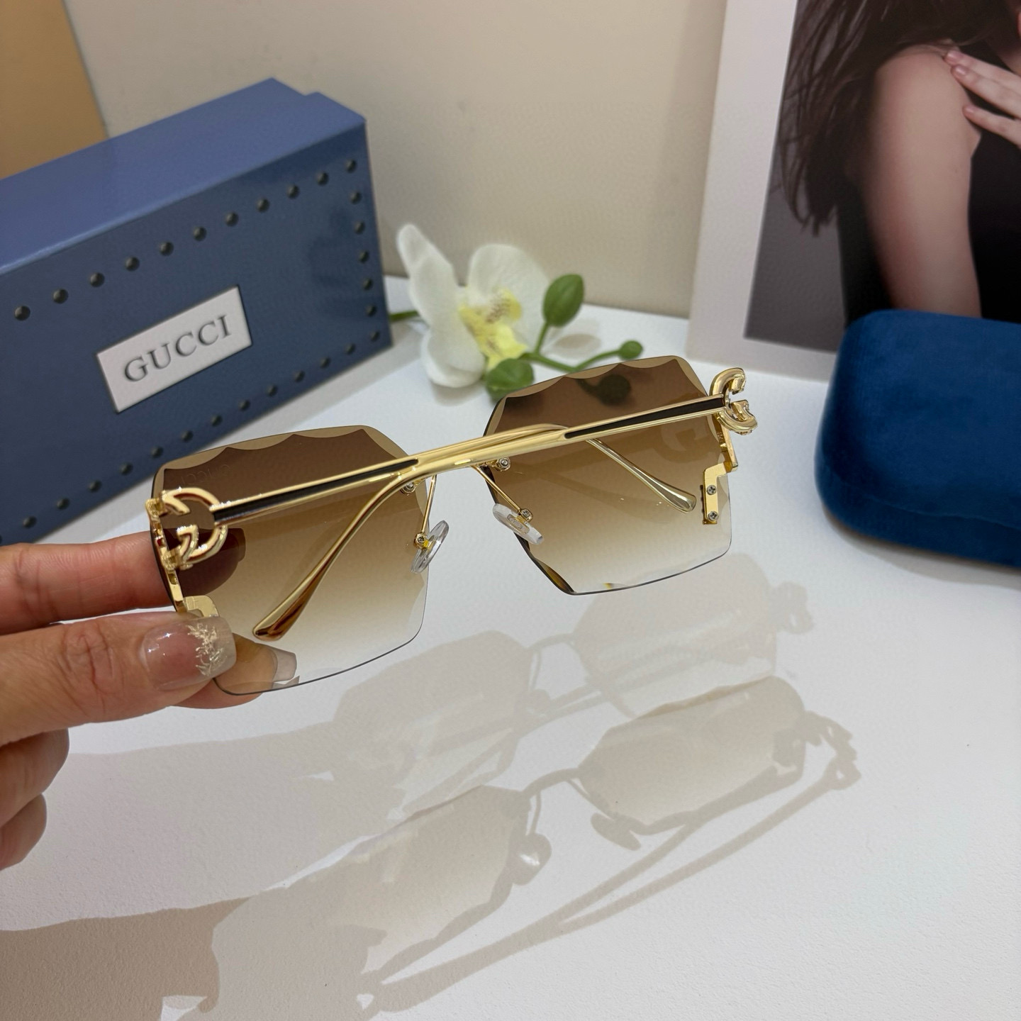 “Gucchi Spring 2025 Sunglasses: High Quality, Comfortable, Red-Tide Fashion Boom” - 图片 4