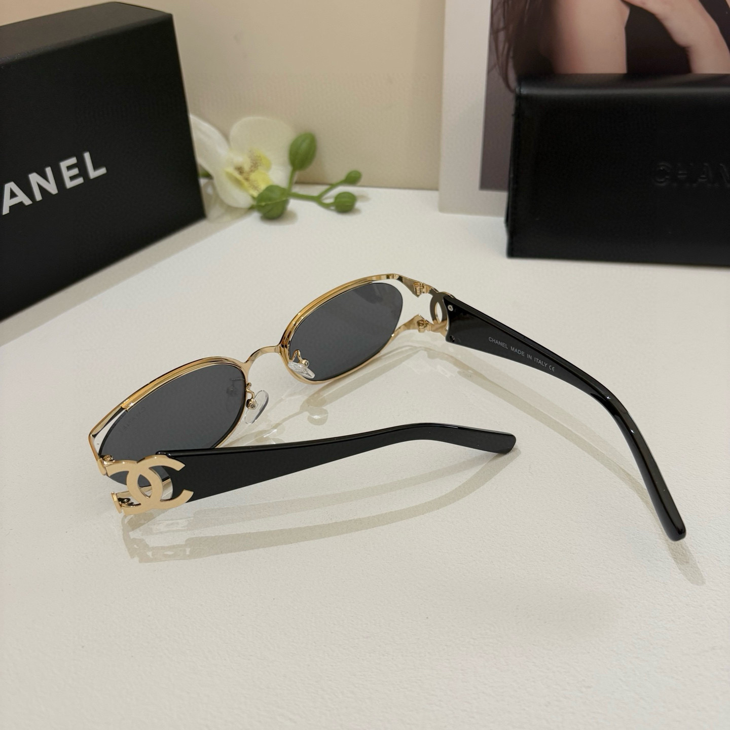 p95
CHANEL香奈儿 新款欧美猫眼防晒太阳镜，新款时尚风遮阳眼镜，潮流街拍ins风墨镜！