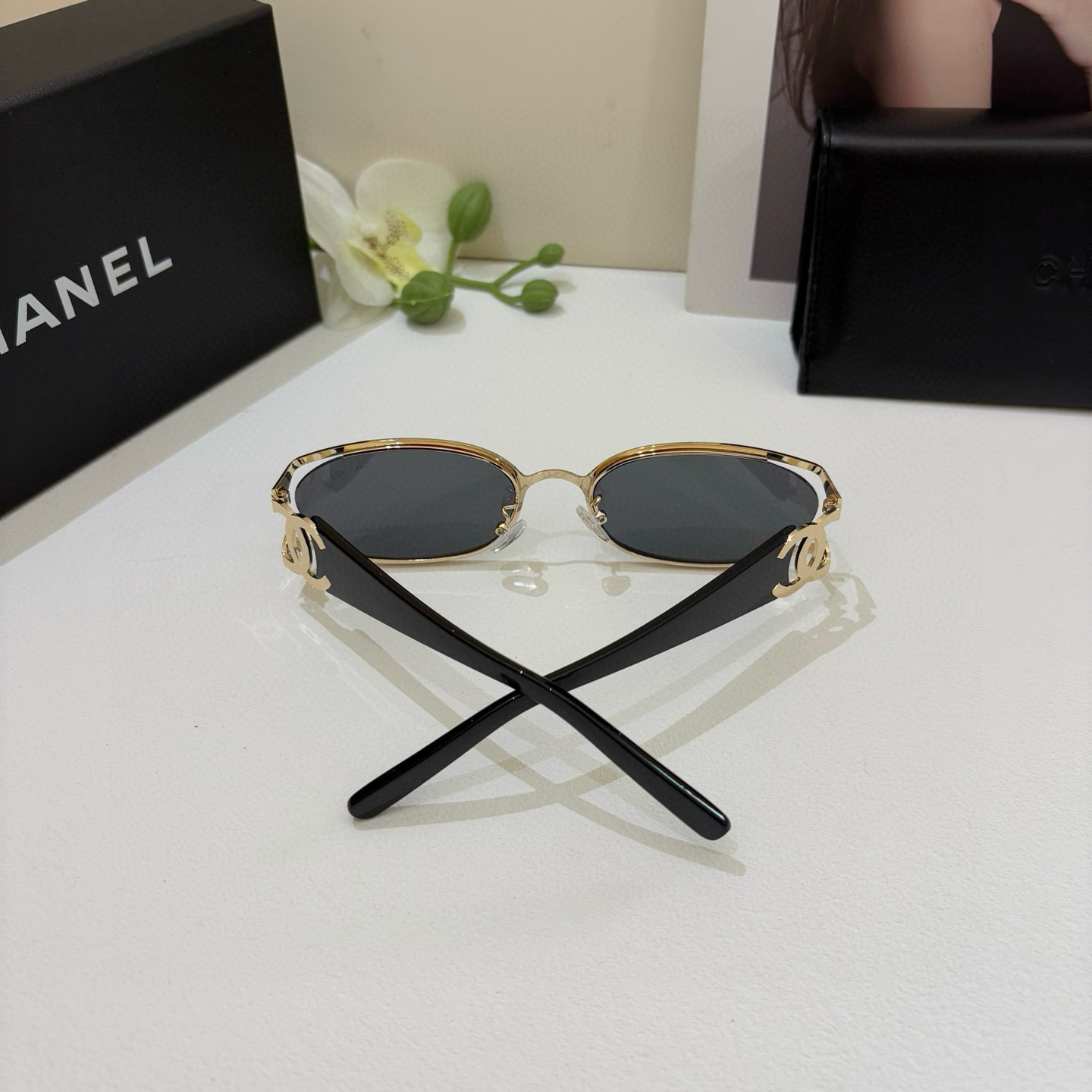 p95
CHANEL香奈儿 新款欧美猫眼防晒太阳镜，新款时尚风遮阳眼镜，潮流街拍ins风墨镜！