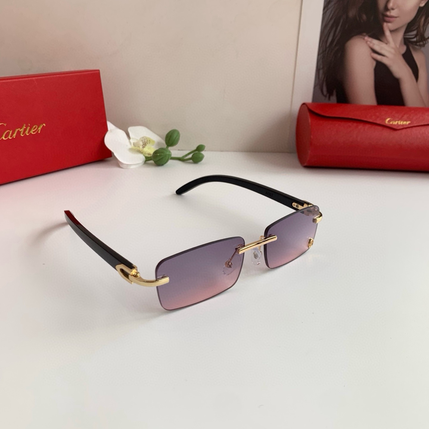 NO:863059,CARTIE* Cartier's new sunglasses, frameless fashionable sunglasses for men and women, ultra-light, exquisite craftsmanship and full of temperament!  The symbol of ultra-high-end luxury!  glasses, sunglasses, sunglasses, glasses, cartier, cartier19860909CARTIE*卡地亚 新款太阳镜 无框时尚男女款墨镜 超轻工艺精湛气质十足！超高档奢华的象征！眼镜墨镜太阳镜,眼镜,cartier,cartier,glasses