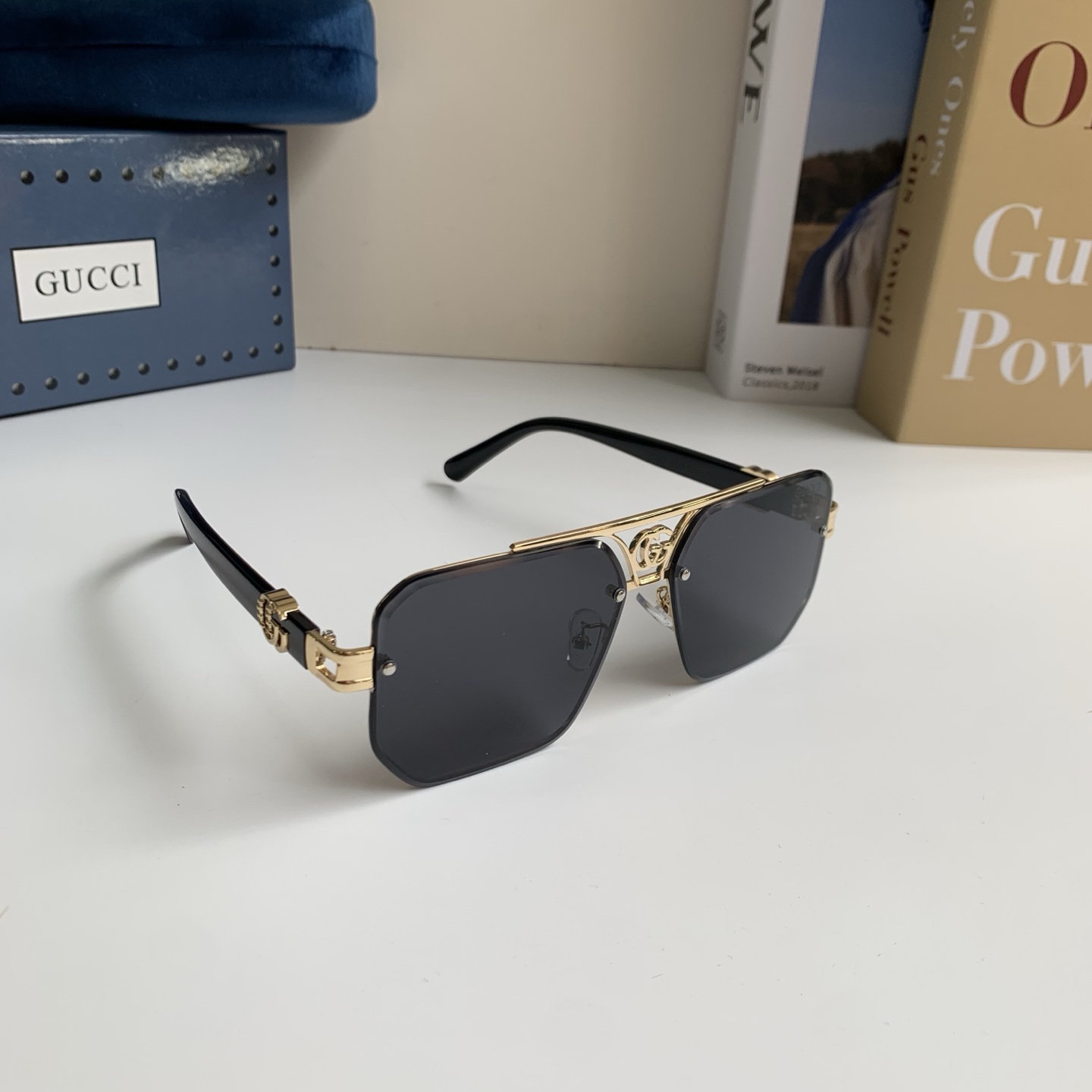 NO:765424,Gucci 2025 high-end metal frame men's and women's sunglasses, square frame sunshade and anti-UV sunglasses!  glasses, sunglasses, sunglasses, glasses, gucci19860909Gucci古奇 2025高端金属框男女太阳镜 方框遮阳防紫外线墨镜！眼镜墨镜太阳镜,眼镜,gucci,glasses