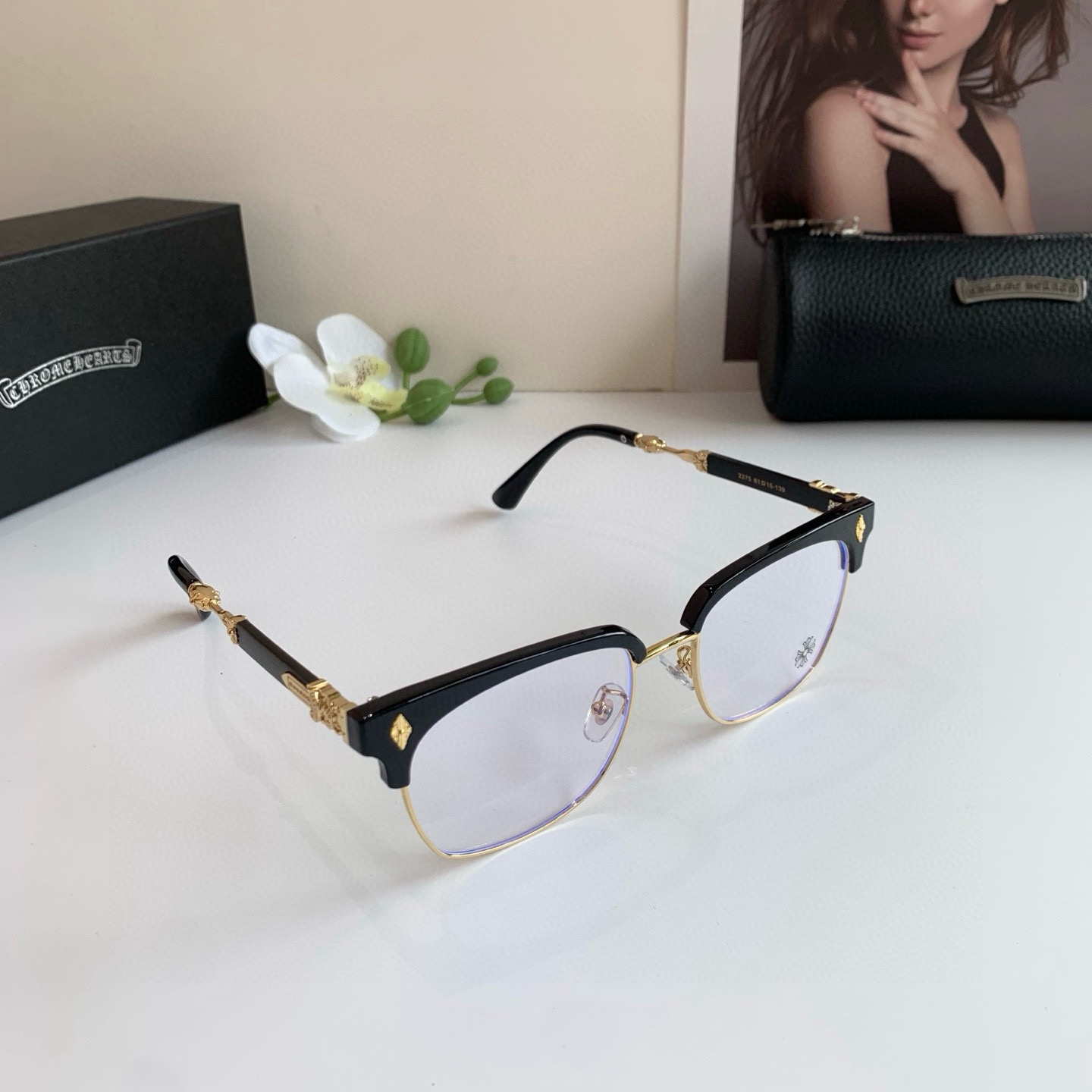 NO:949299,Kroxin's new European and American square frame optical glasses, fashionable and versatile sunglasses for men and women, light, luxurious, simple and popular Internet celebrity glasses!  Glasses, sunglasses, sunglasses, glasses, chrome hearts19860909克罗心 新款欧美方框光学镜 男女时尚百搭墨镜轻奢简约网红爆款眼镜！眼镜墨镜太阳镜,眼镜,chrome hearts,glasses