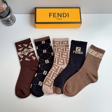 配包装【一盒5双】 FENDI(芬迪)新款男女款高端长筒袜子❗爆款双F系列超火小单品,大牌出街,潮人必备🔥超级百搭! 配包装【一盒5双】 FENDI(芬迪)新款男女款高端长筒袜子❗爆款双F系列超火小单品,大牌出街,潮人必备🔥超级百搭!