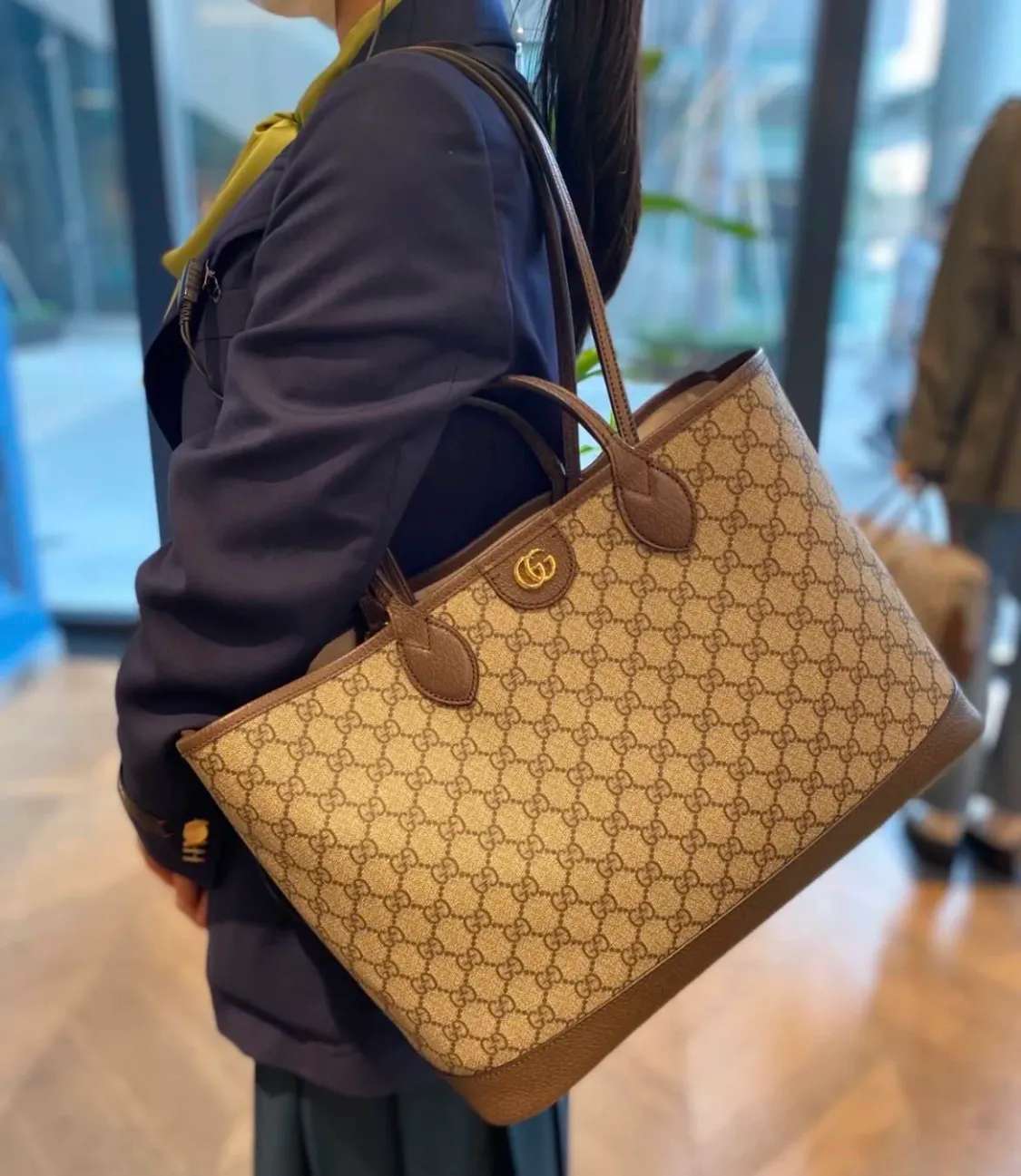 [23 New Styles] GUCCI Ophidia Double G Logo Old Flower Printed Tote Bag Shopping Bag Handbag