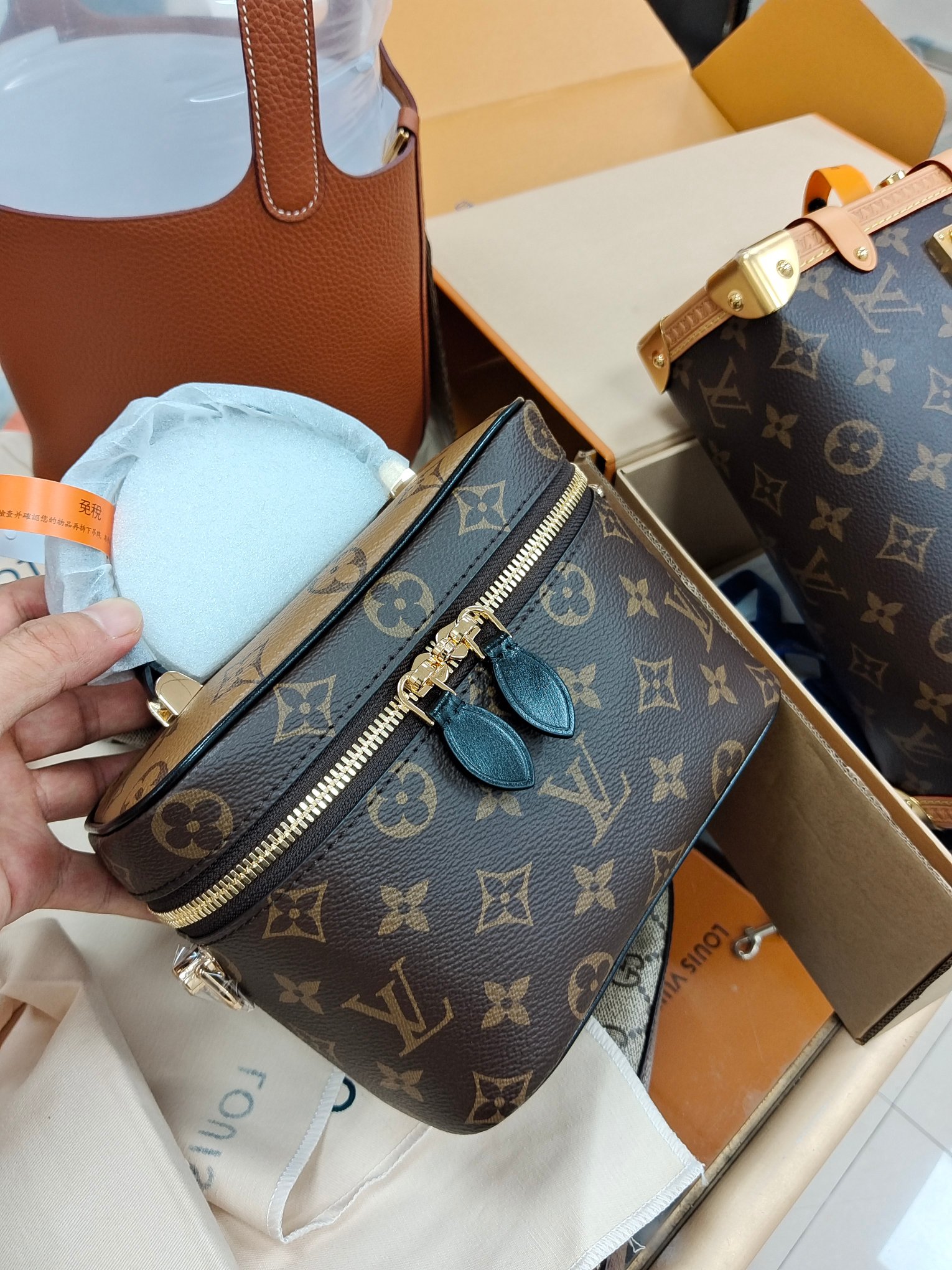 Louis Vuitton LV Vanity classic brown presbyopia 45165