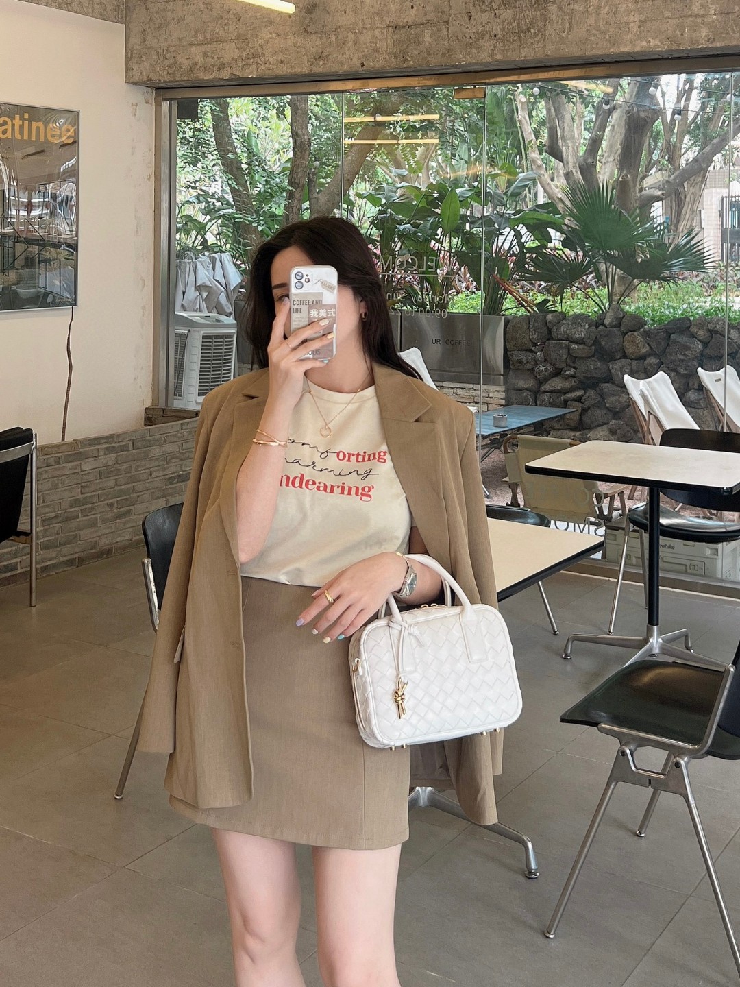 Bottega Veneta White! Bv 2024 early spring new model original Getaway briefcase 776736. The bag is small and exquisite, and can be carried in var