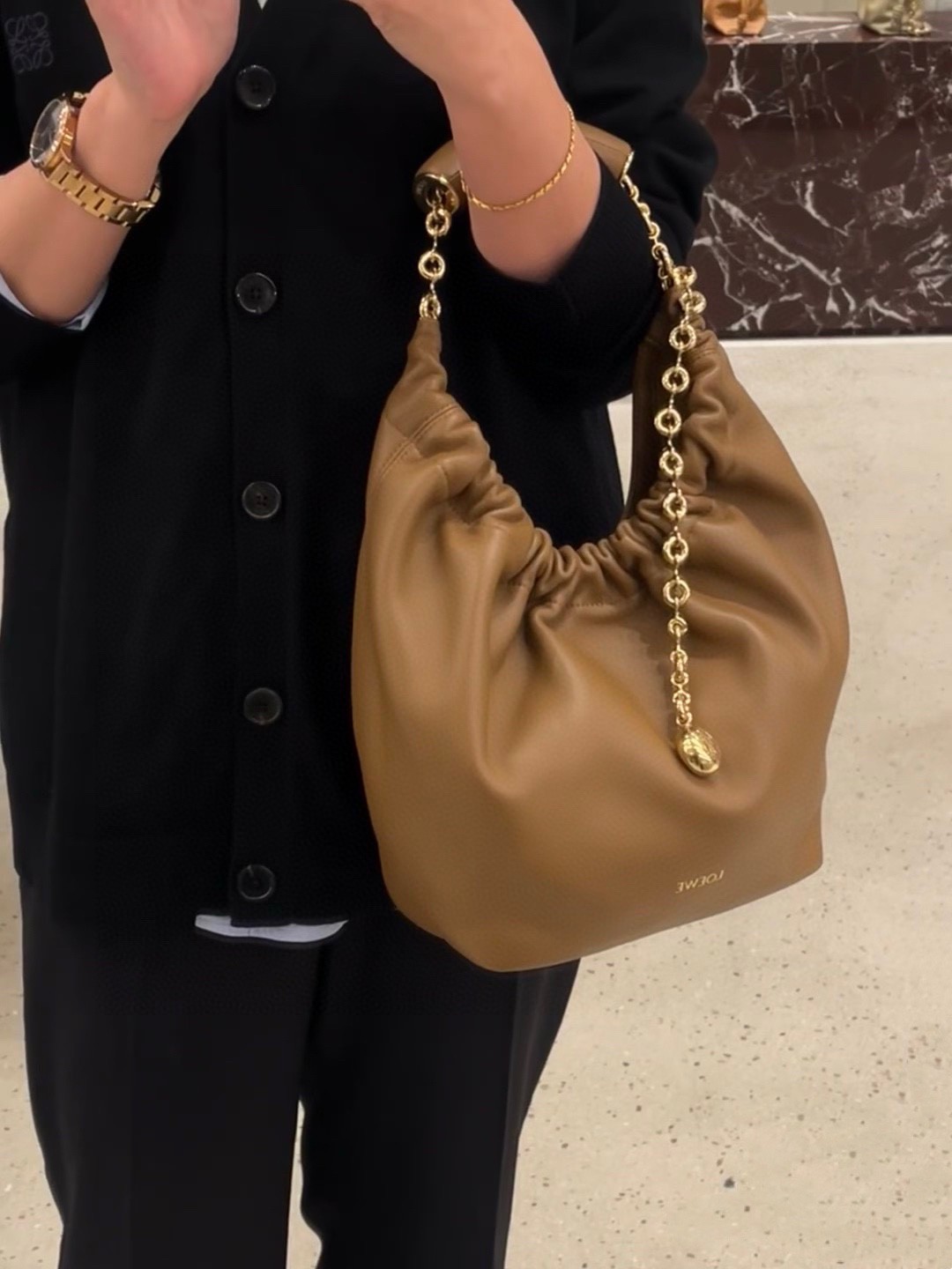 Loewe The styles you find at the counters every day must be distributed every day