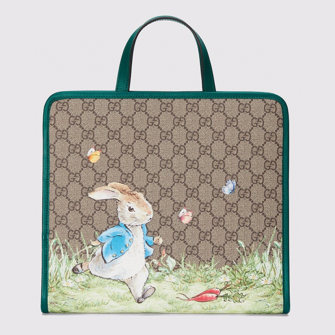 Gucci -Gucci top counter 605614 double rabbit green