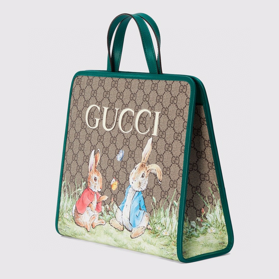 Gucci -Gucci top counter 605614 double rabbit green