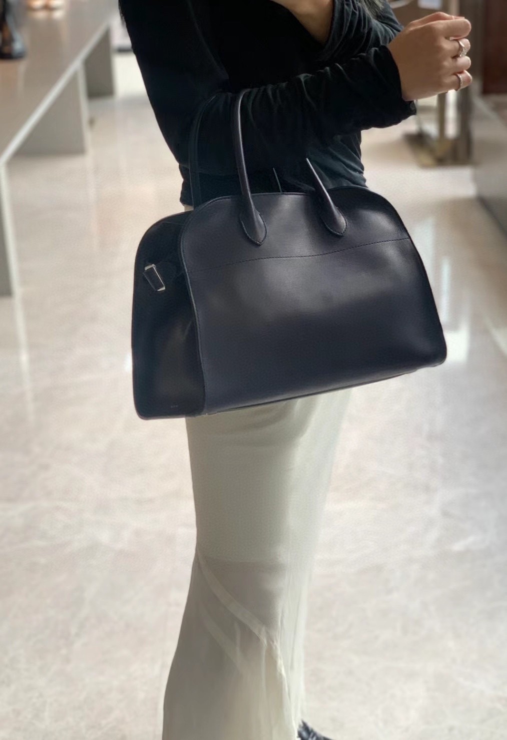 The Row Plain navy blue