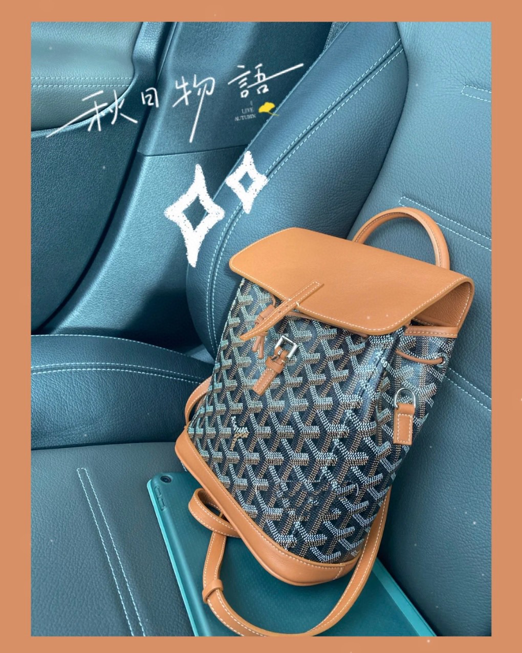 Black and brown are popular all over the world~~Goyard minimalist backpack