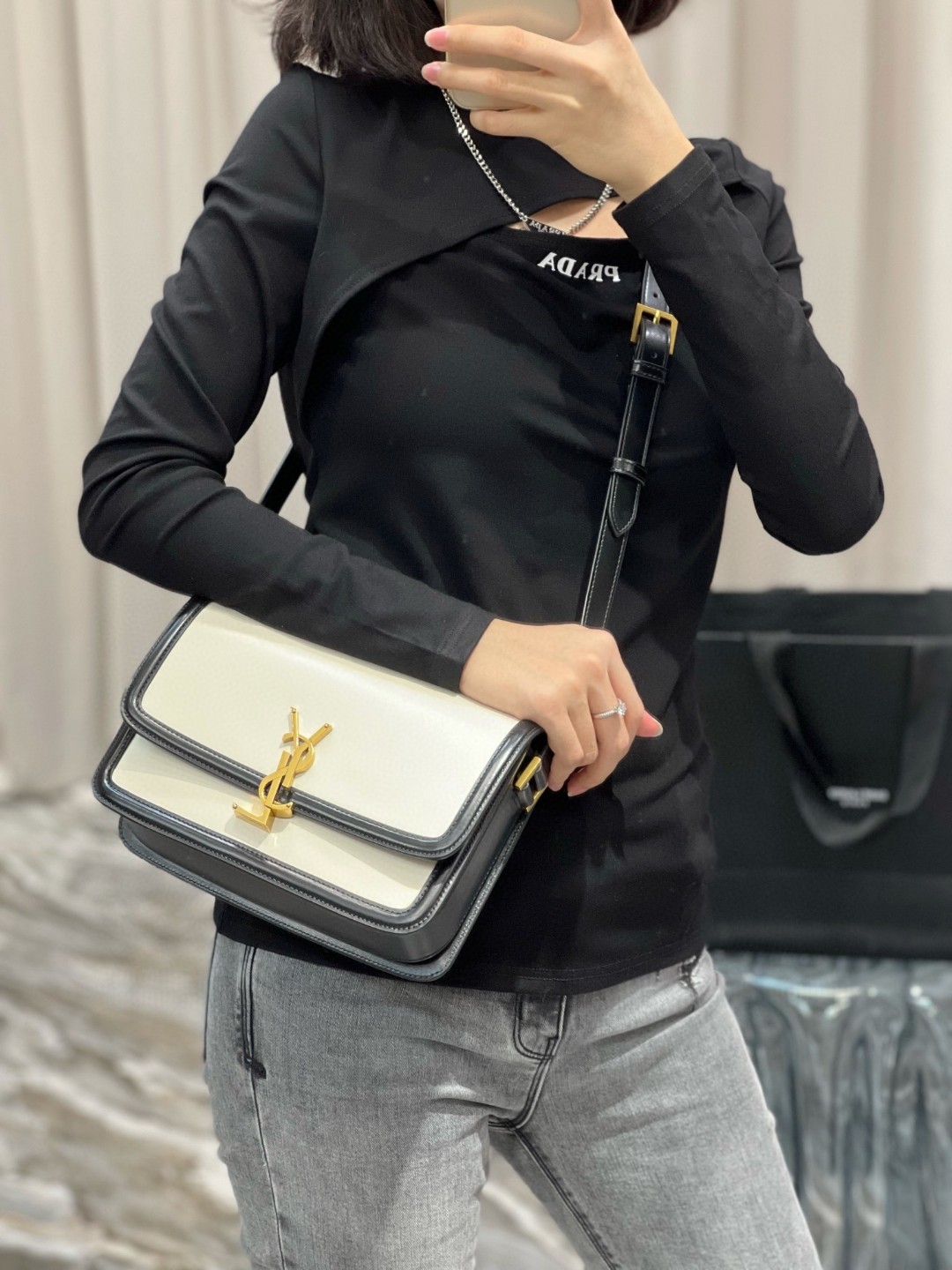 Saint Laurent YSL SOLFERINO BOX
