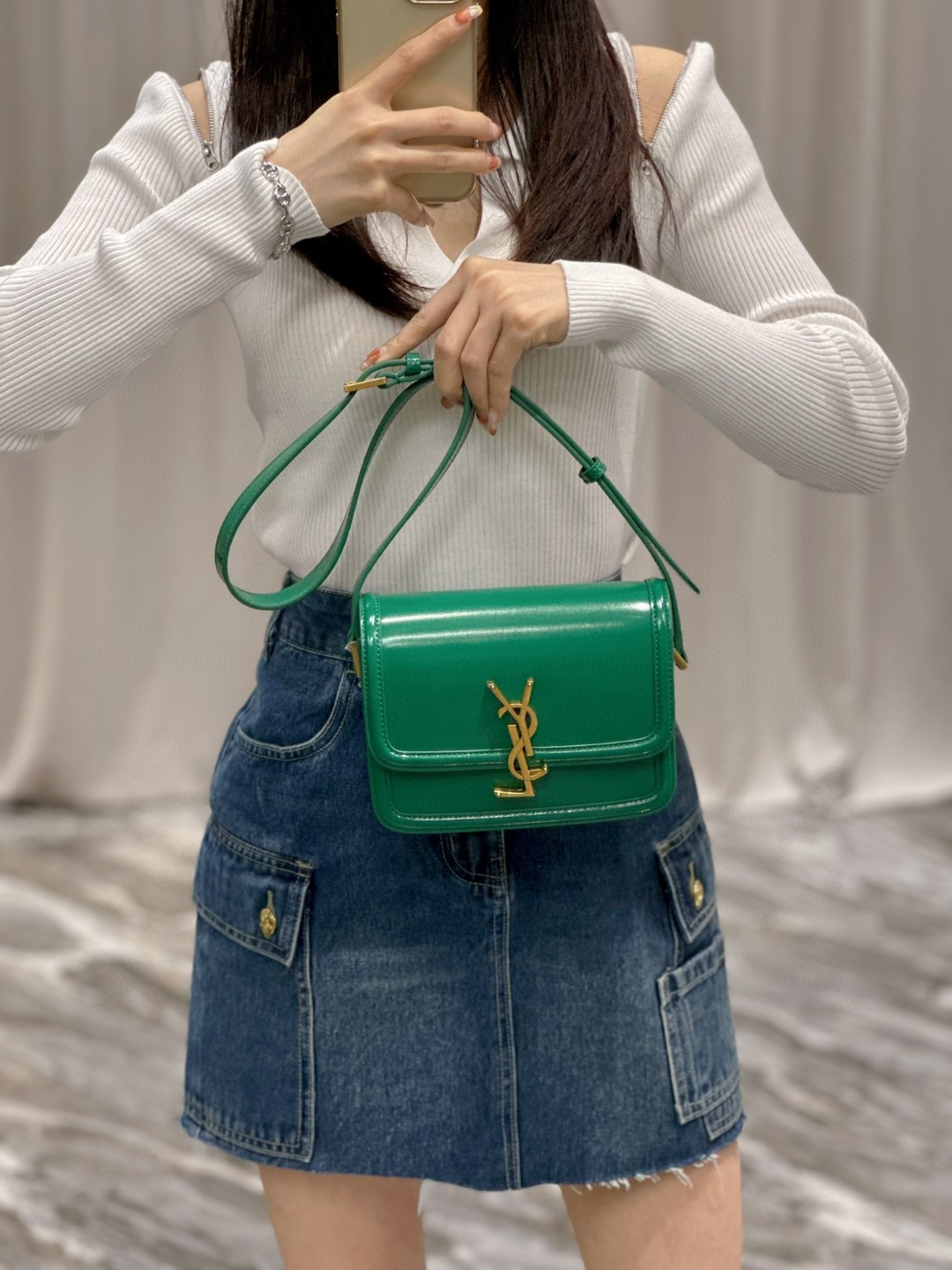 Saint Laurent YSL SOLFERINO BOX