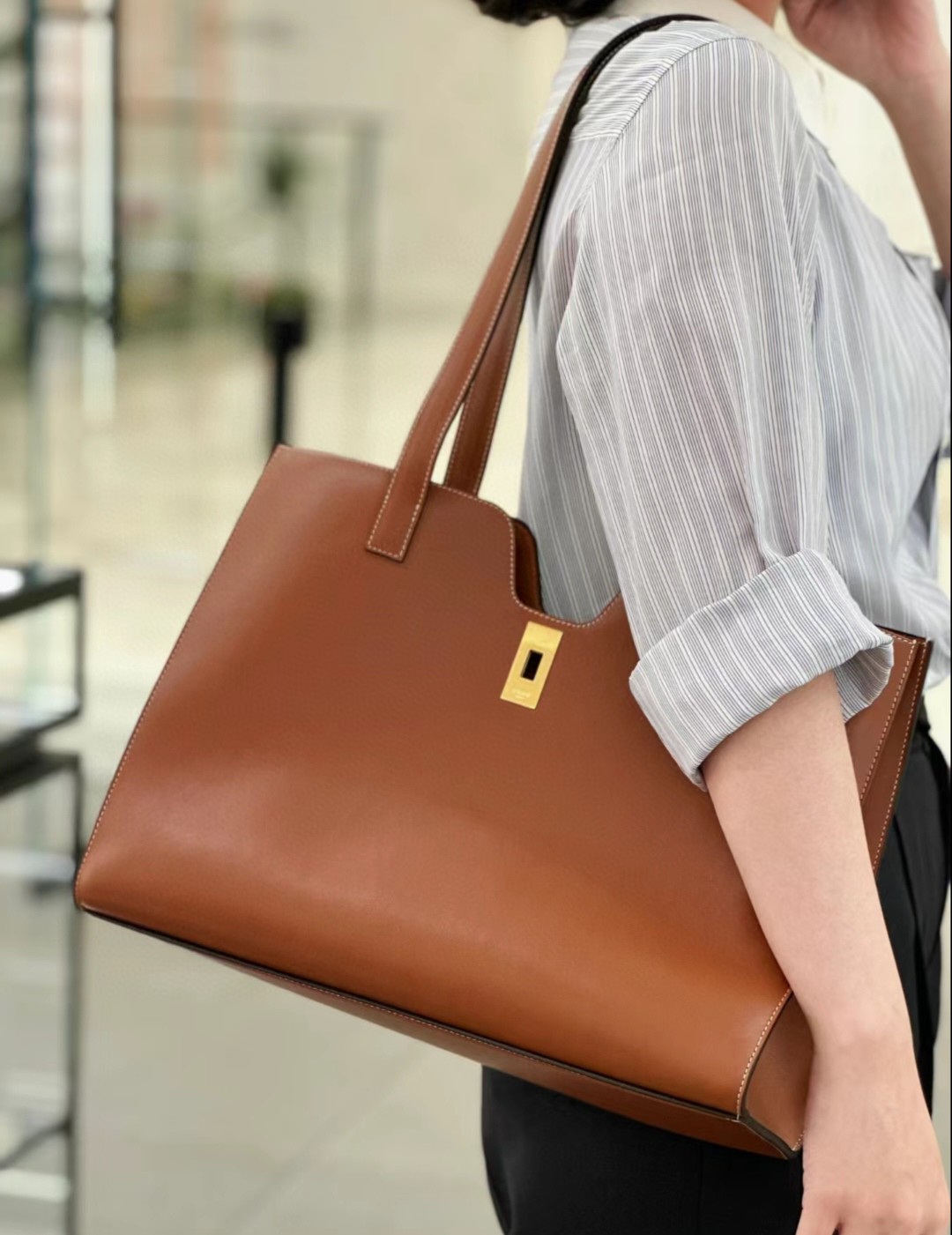 CELINE16 CABAS16 smooth cowhide