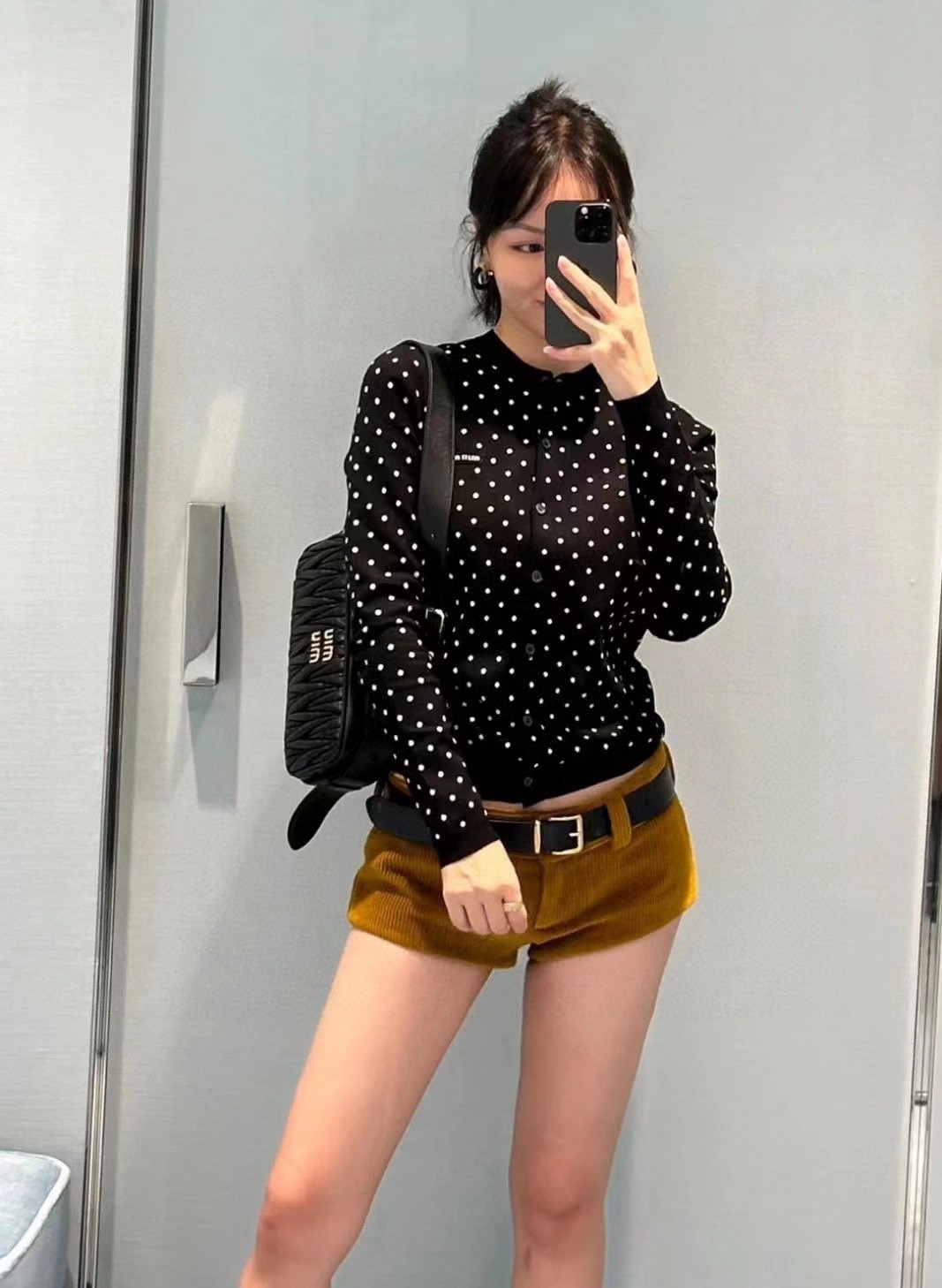 Miu Miu miumiu [Miaojia] new camera bag Official 5BC158, classic Matelasse craftsmanship, top-grade imported lambskin, exquisite three-dimensiona