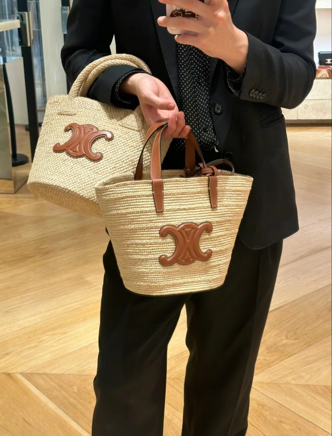 Celine black coffee two colors